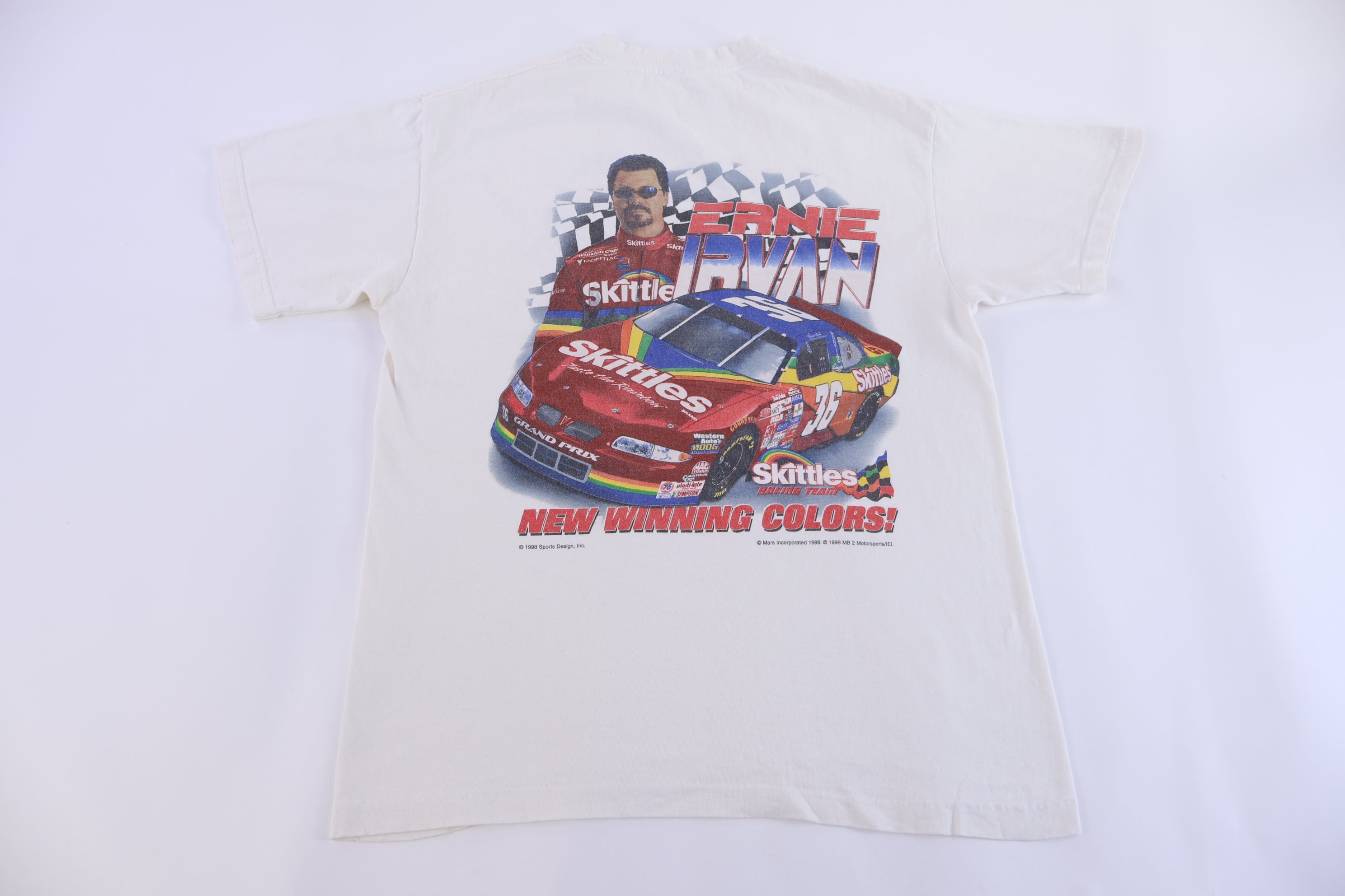 1998 Ernie Ryan Skittles Racing Graphic T-shirt