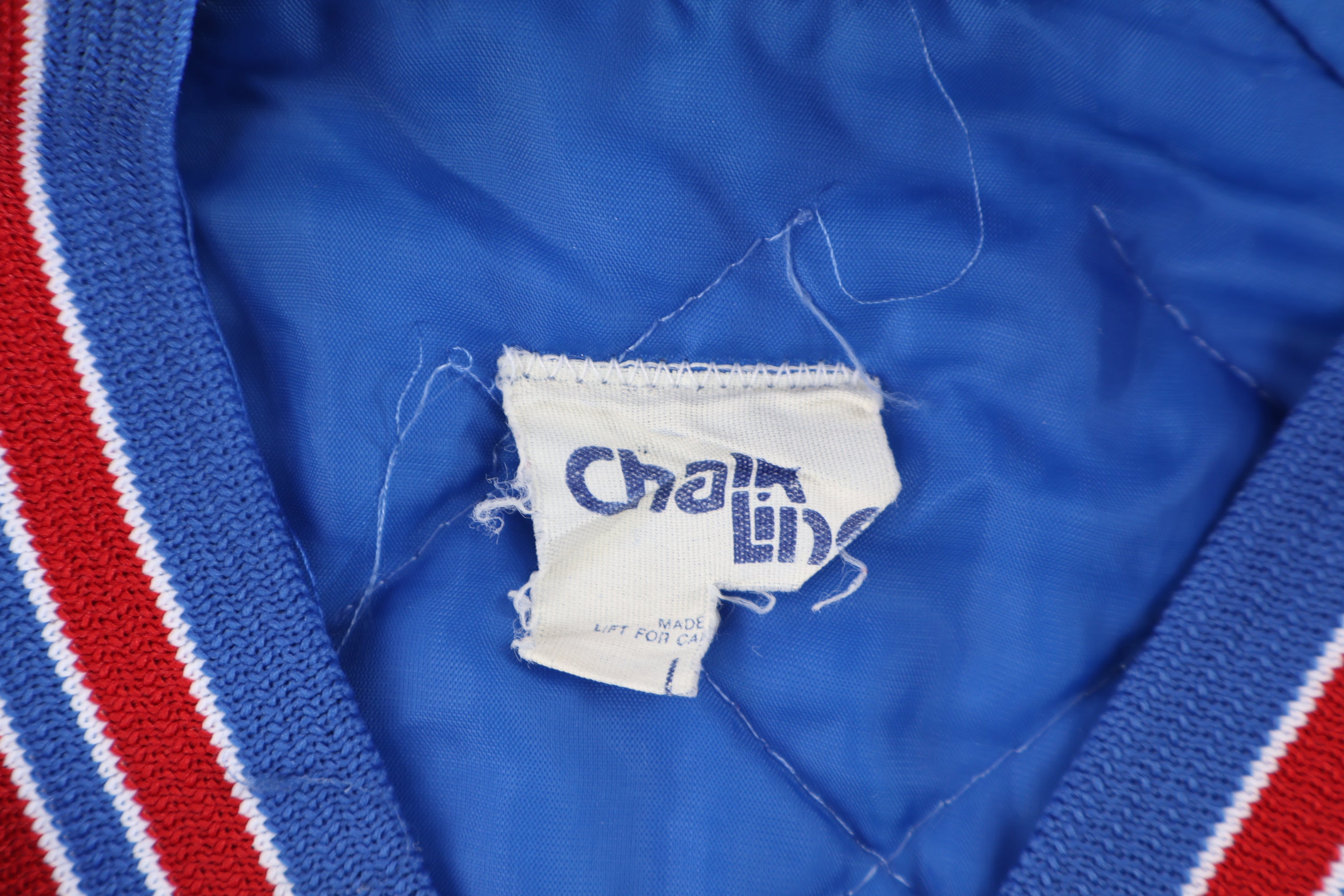 90's Buffalo Bills Football Satin Bomber Jacket