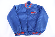 90's Buffalo Bills Football Satin Bomber Jacket