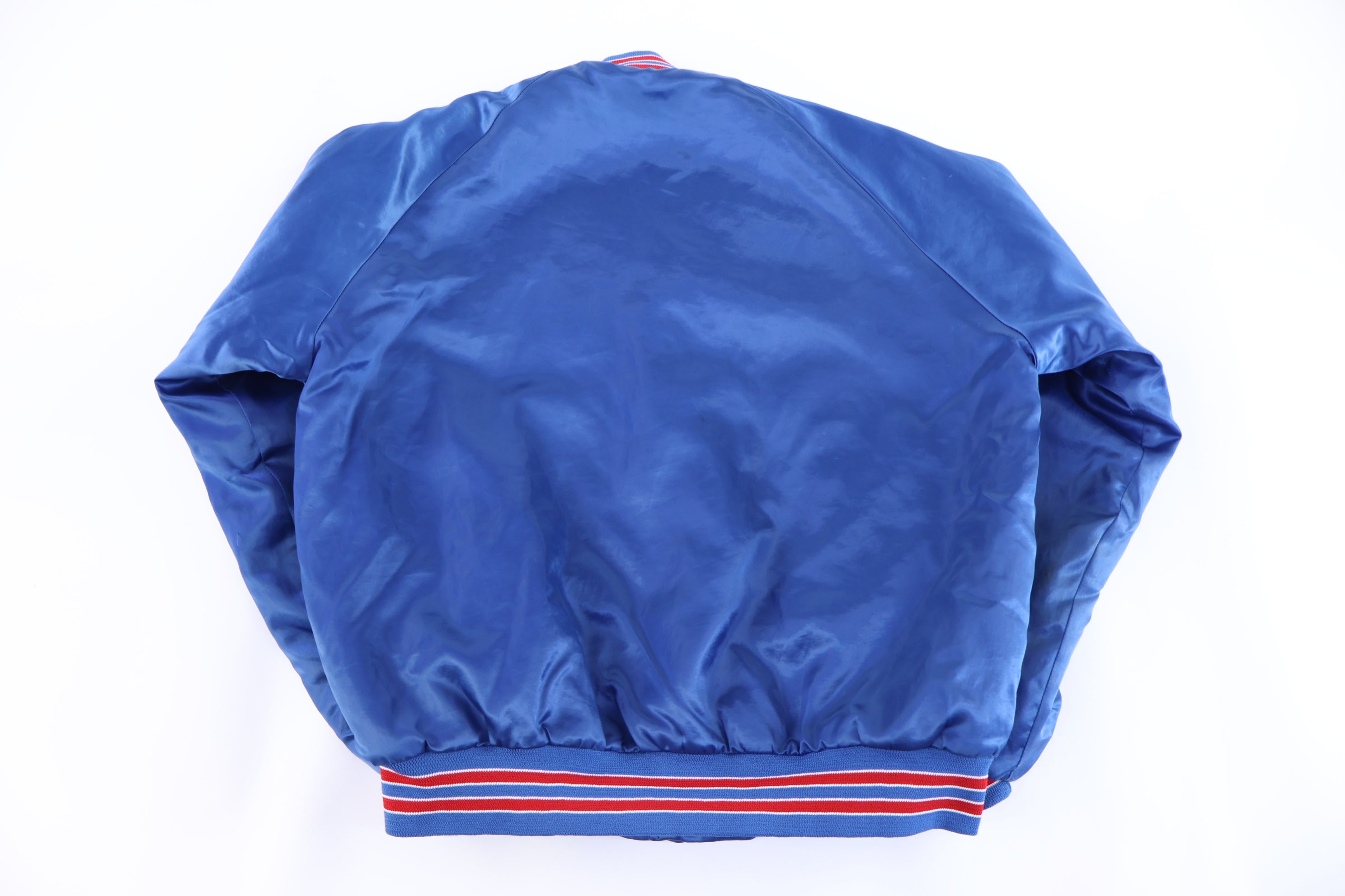 90's Buffalo Bills Football Satin Bomber Jacket