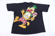 90's Garfield Hawaiian Graphic T-shirt