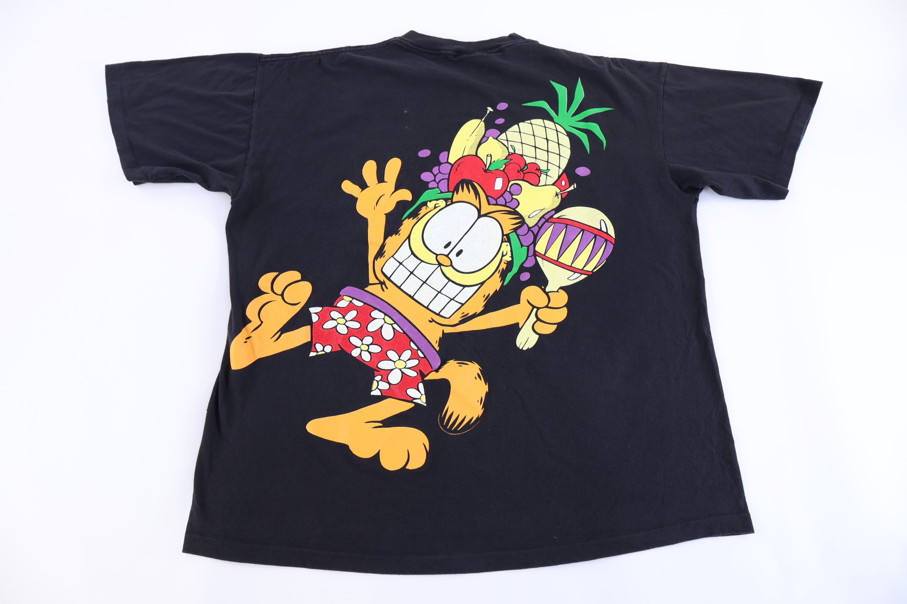 90's Garfield Hawaiian Graphic T-shirt