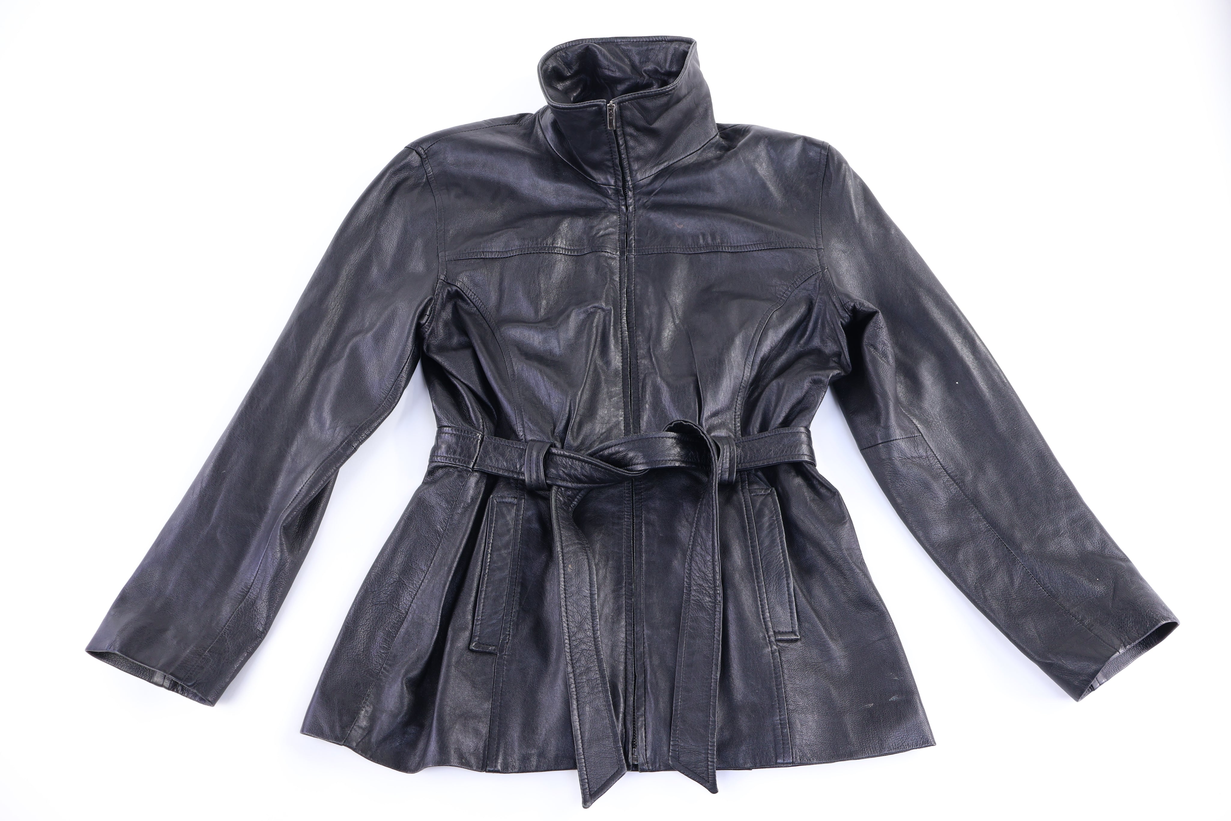 Women's JLC New York Black Leather Jacket