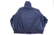 Carhartt Logo Patch Blue Full Zip Jacket