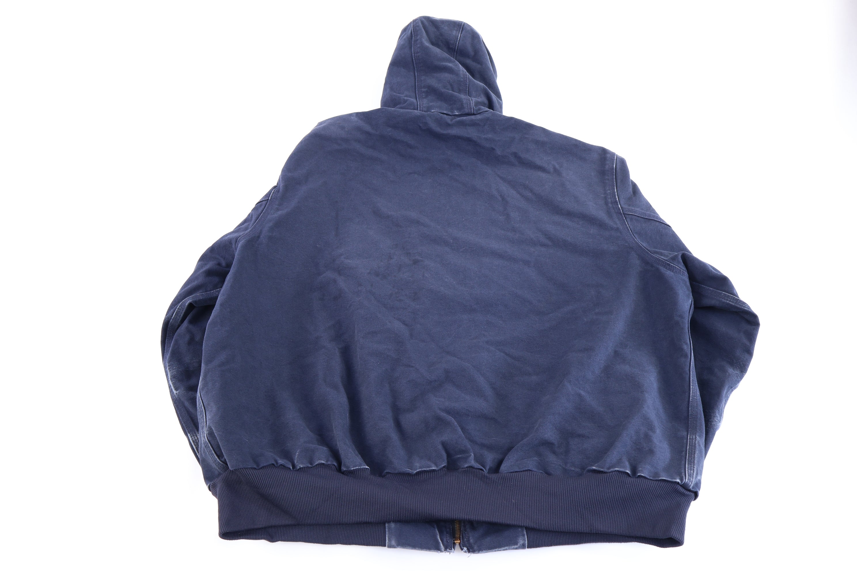 Carhartt Logo Patch Blue Full Zip Jacket