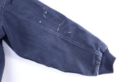 Carhartt Logo Patch Blue Full Zip Jacket