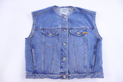 Women's Jordache Medium Wash Denim Vest