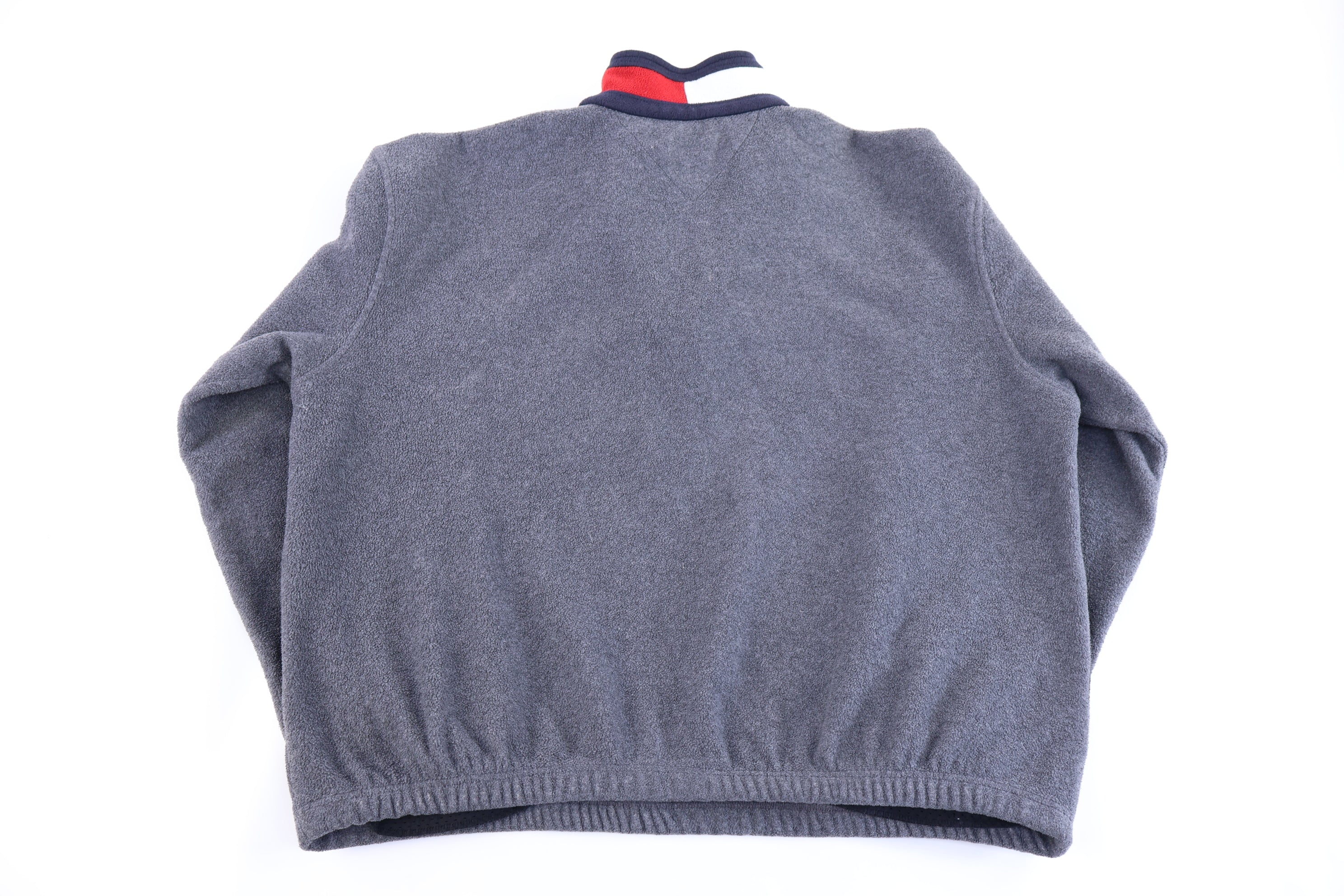 Vintage Tommy Hilfiger Grey Fleece Pullover