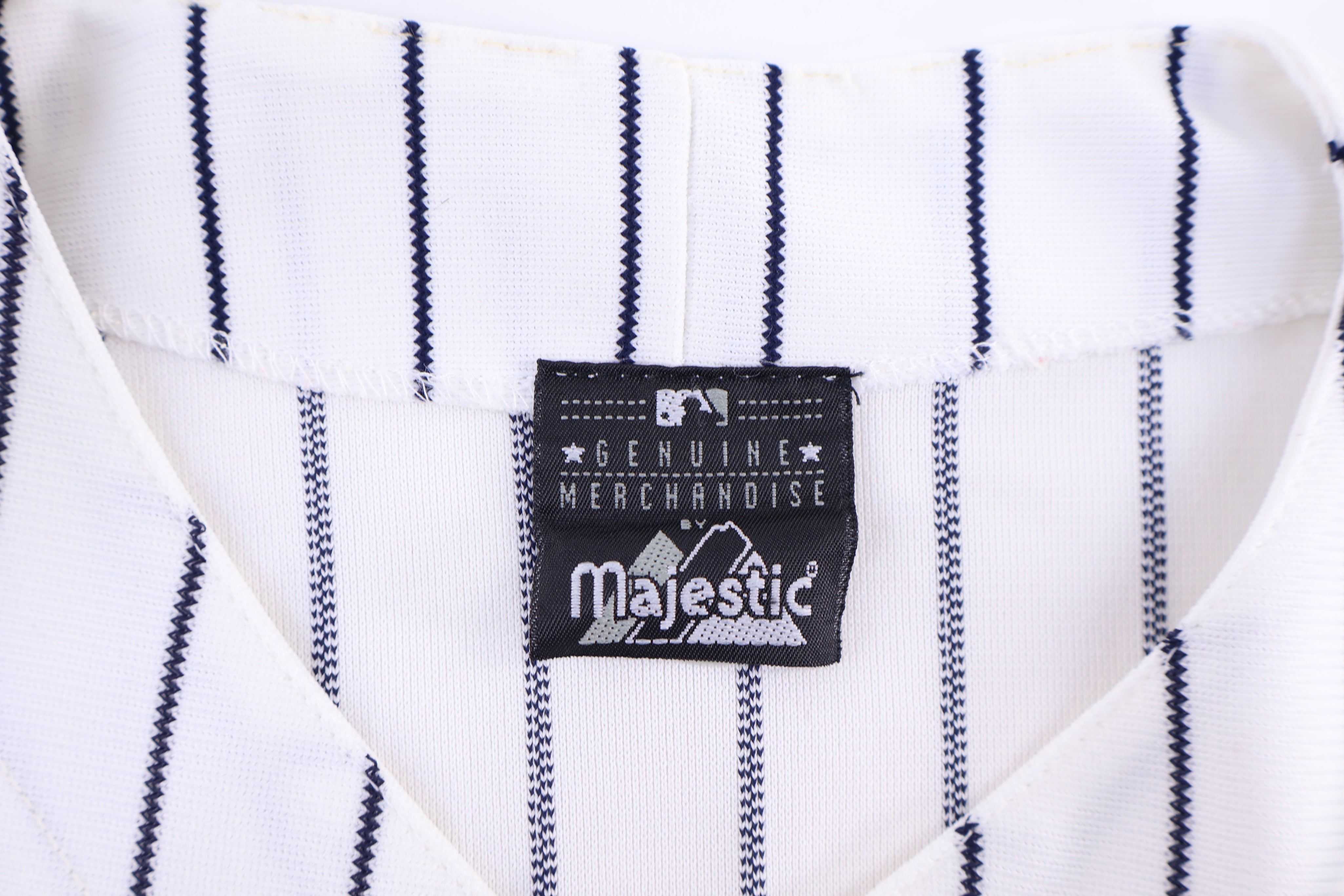 90's Majestic New York Yankees Pinstripe Baseball Jersey