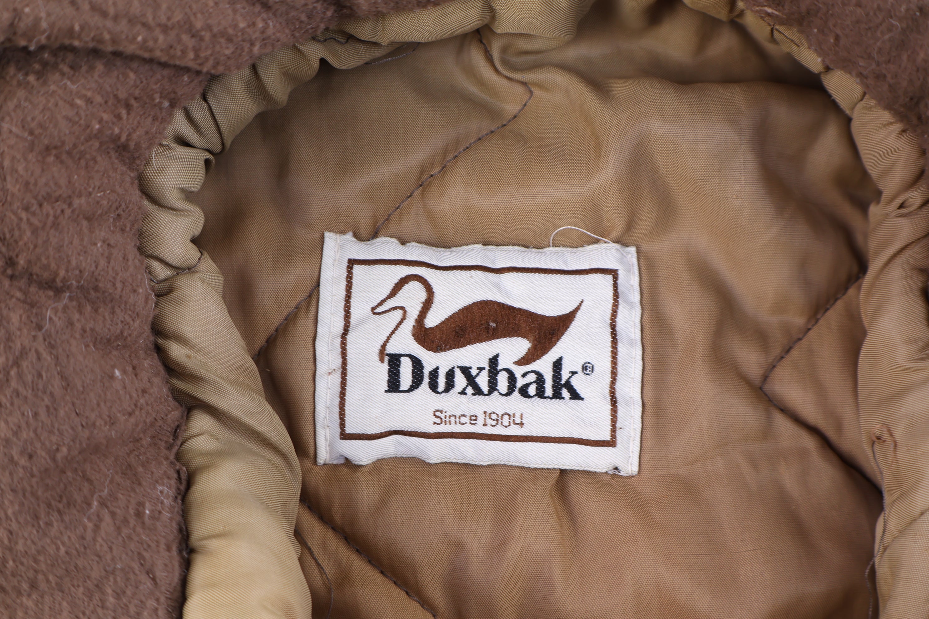 90's Duxbak Camo Full Snap Hooded Jacket