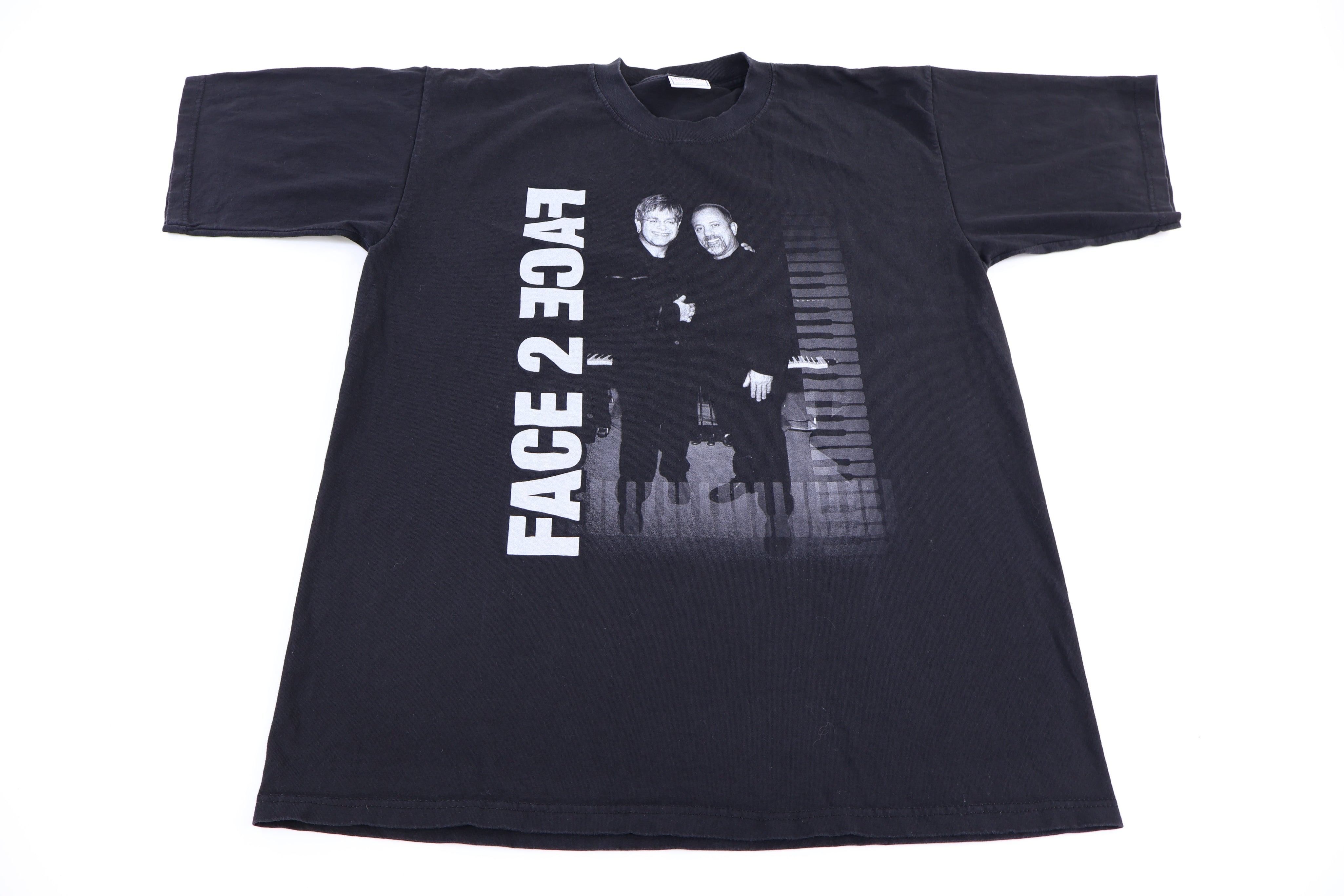 2002 Elton John & Billy Joel Face 2 Face Tour T-shirt