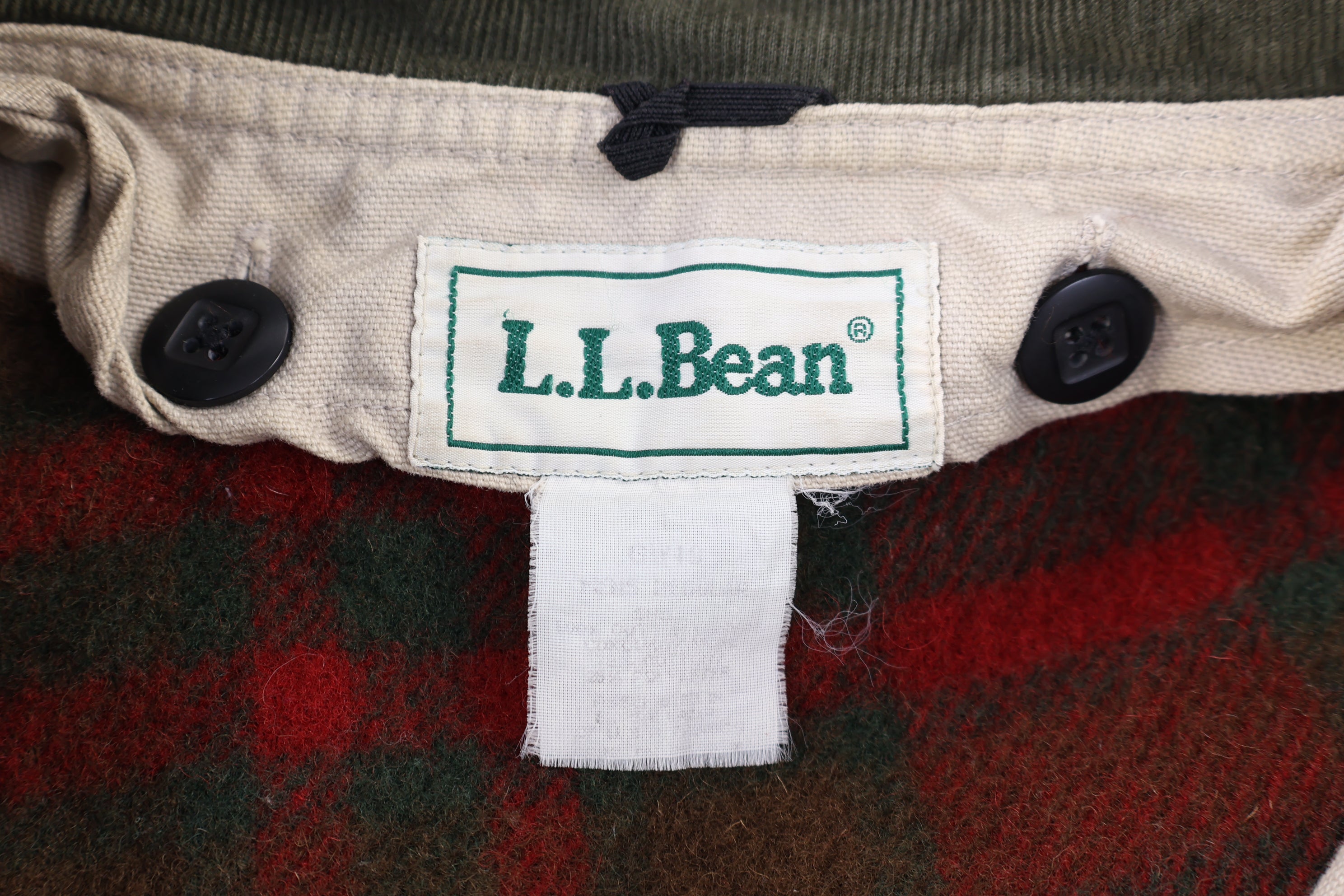 Vintage L.L. Bean Beige Chore Coat