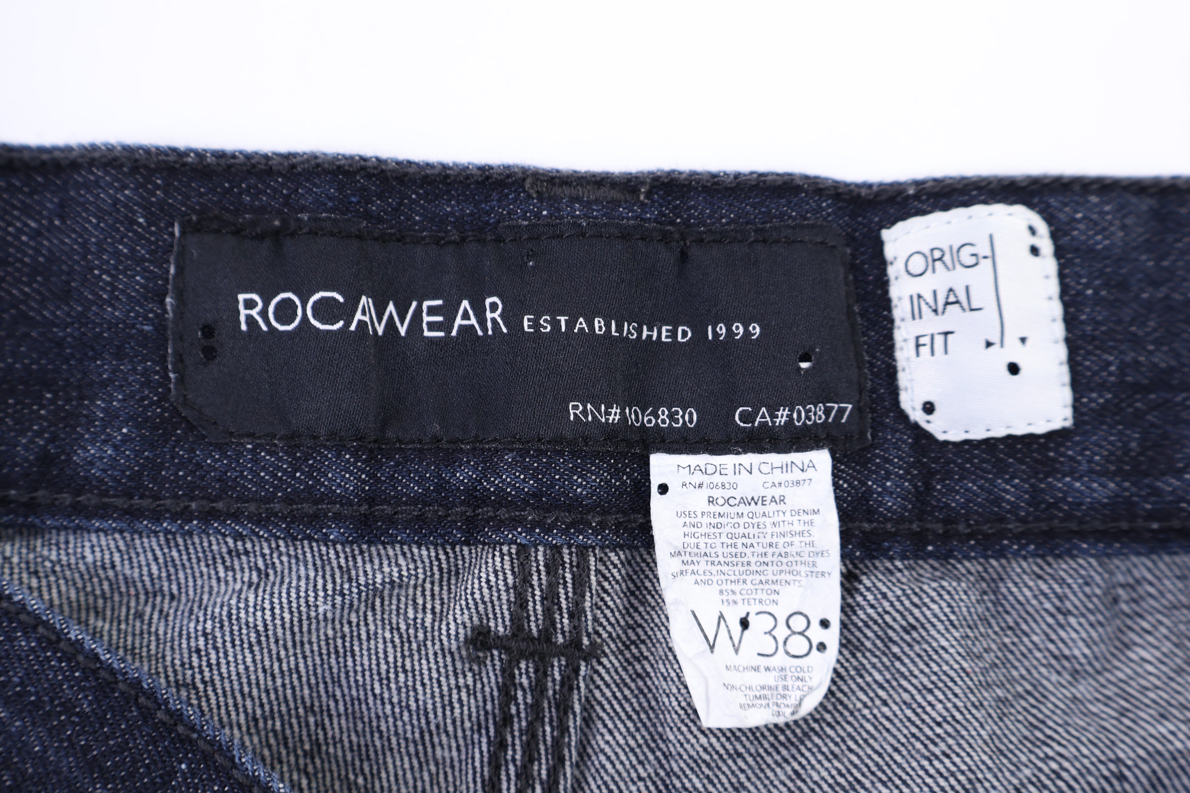 Y2K Rocawear Dark Wash Denim Jeans