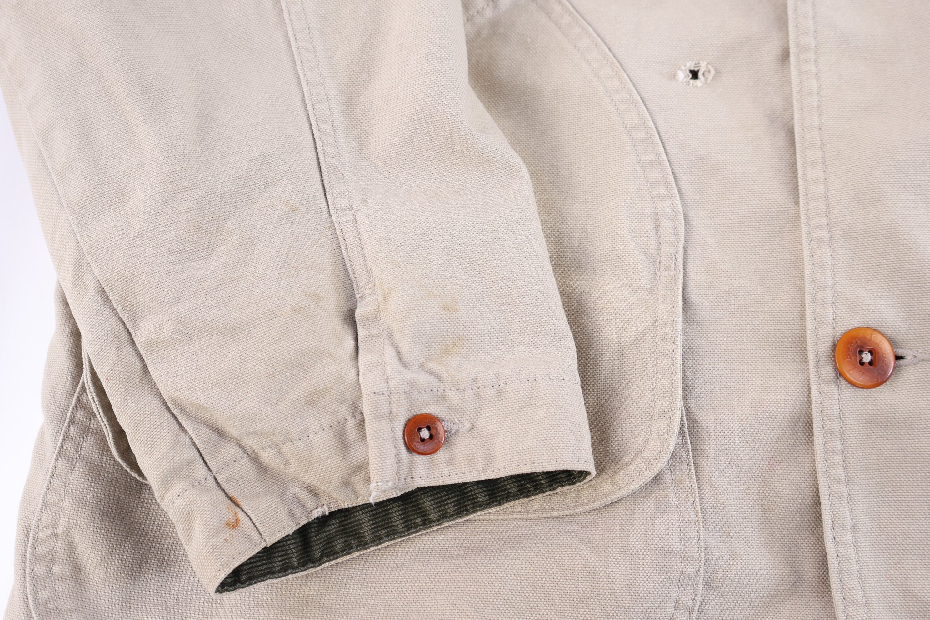 Vintage L.L. Bean Beige Chore Coat