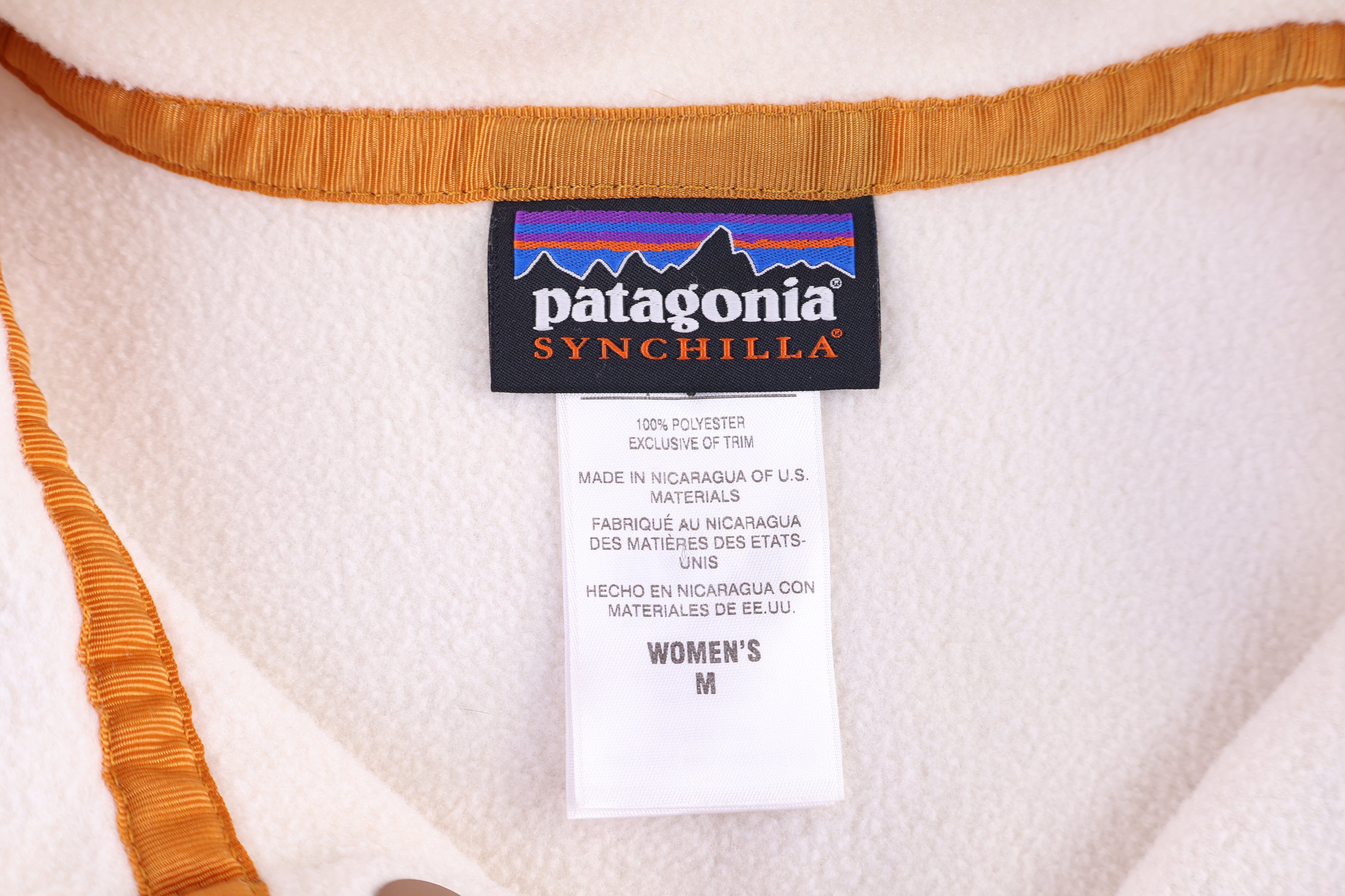 Patagonia Synchilla Logo Patch Snap-T Fleece Pullover