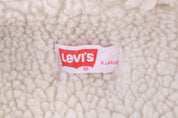 80's Levi's Brown Corduroy Sherpa Lined Vest