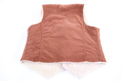 80's Levi's Brown Corduroy Sherpa Lined Vest