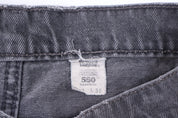 90's Levi's 550 Black Denim Jeans
