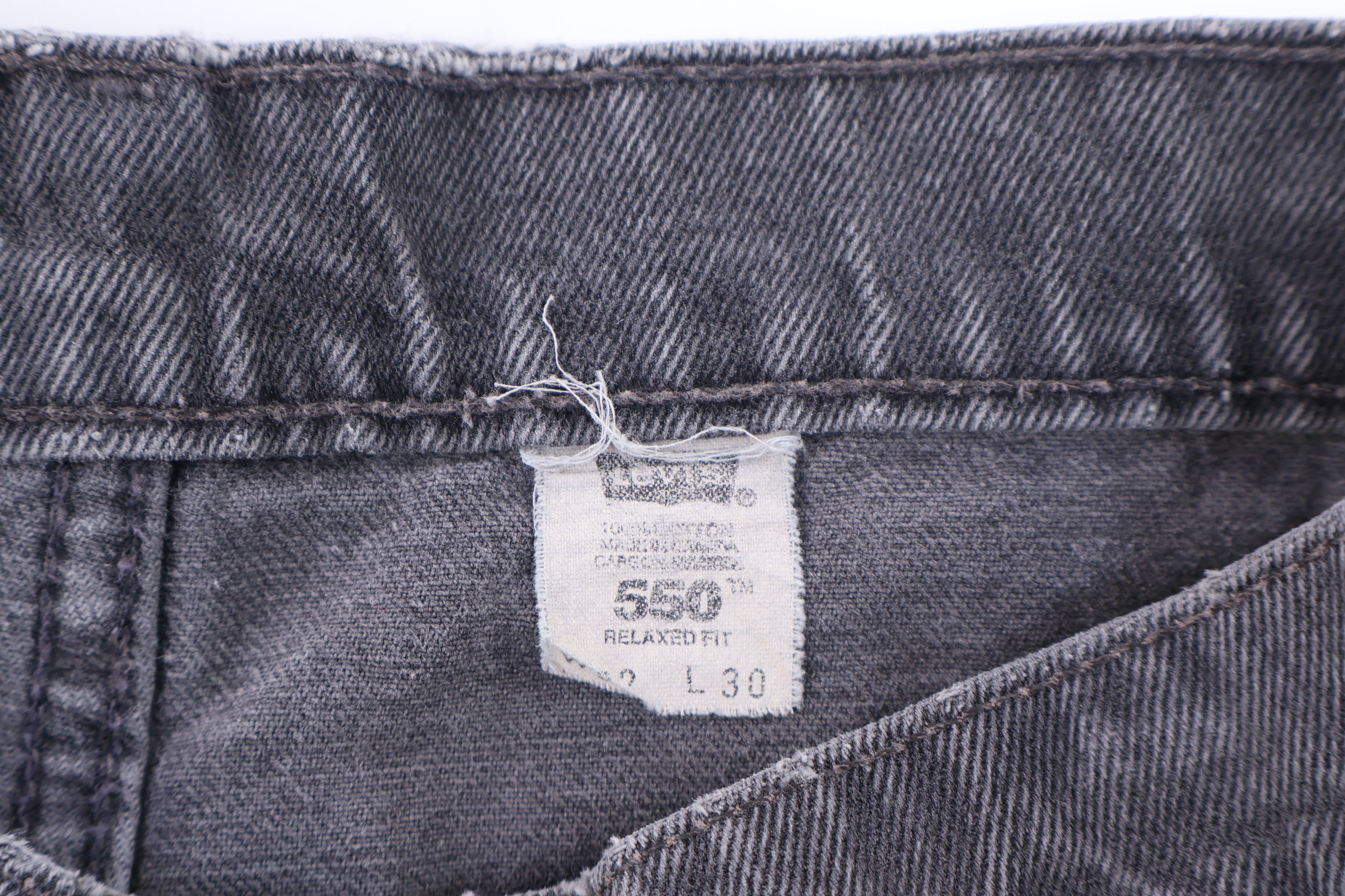 90's Levi's 550 Black Denim Jeans