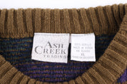 90's Ash Creek Multipattern Knit Sweater