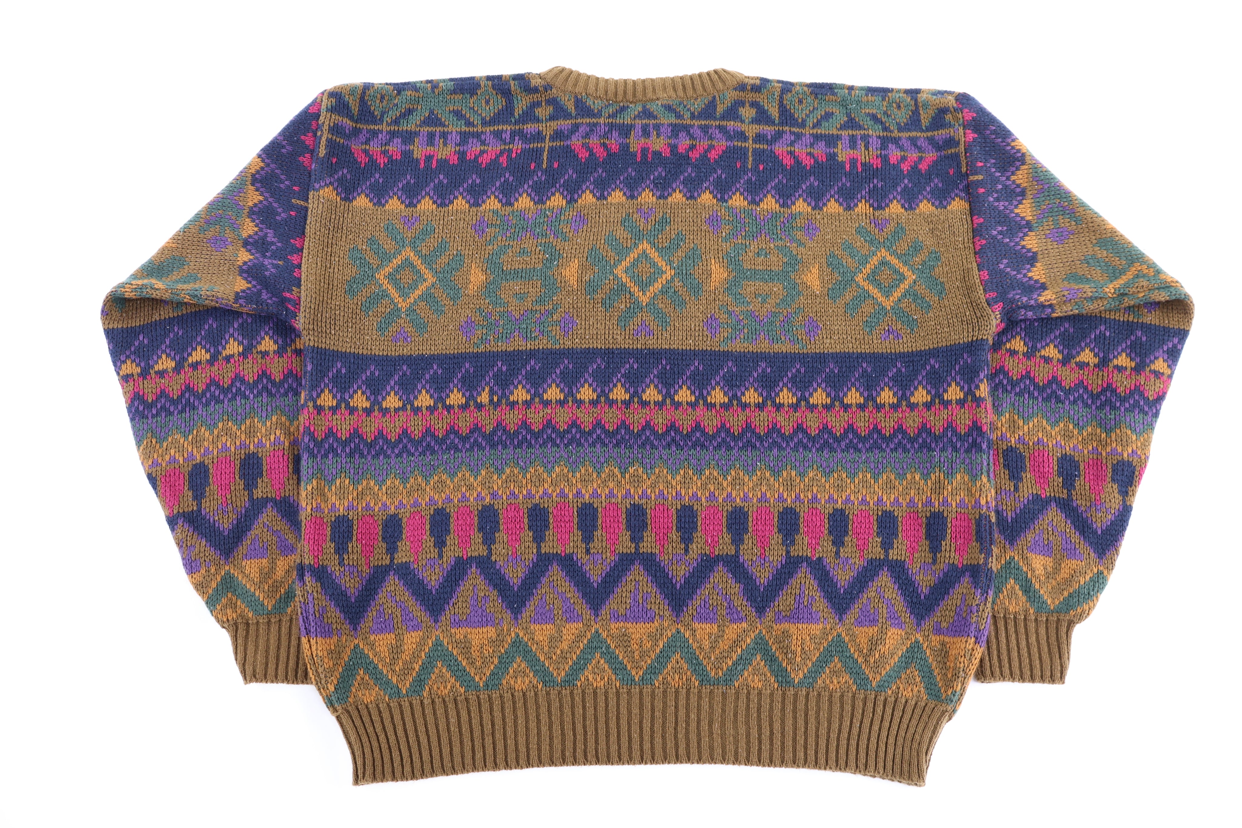 90's Ash Creek Multipattern Knit Sweater