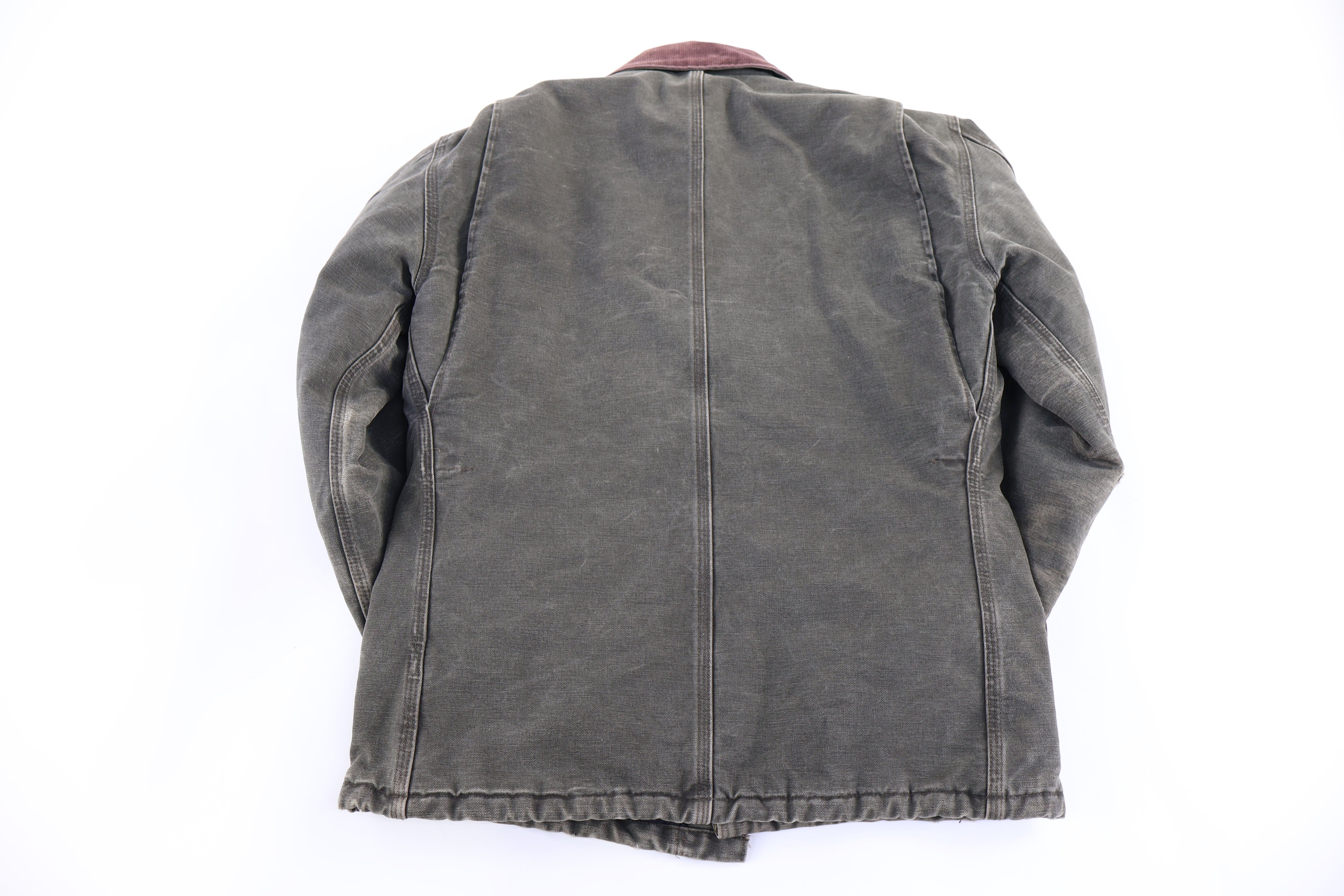 Carhartt Logo Patch Green Full Zip Jacket