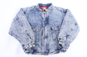 80' Levi's Acid Wash Denim Bomber Jacket