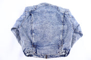 80' Levi's Acid Wash Denim Bomber Jacket