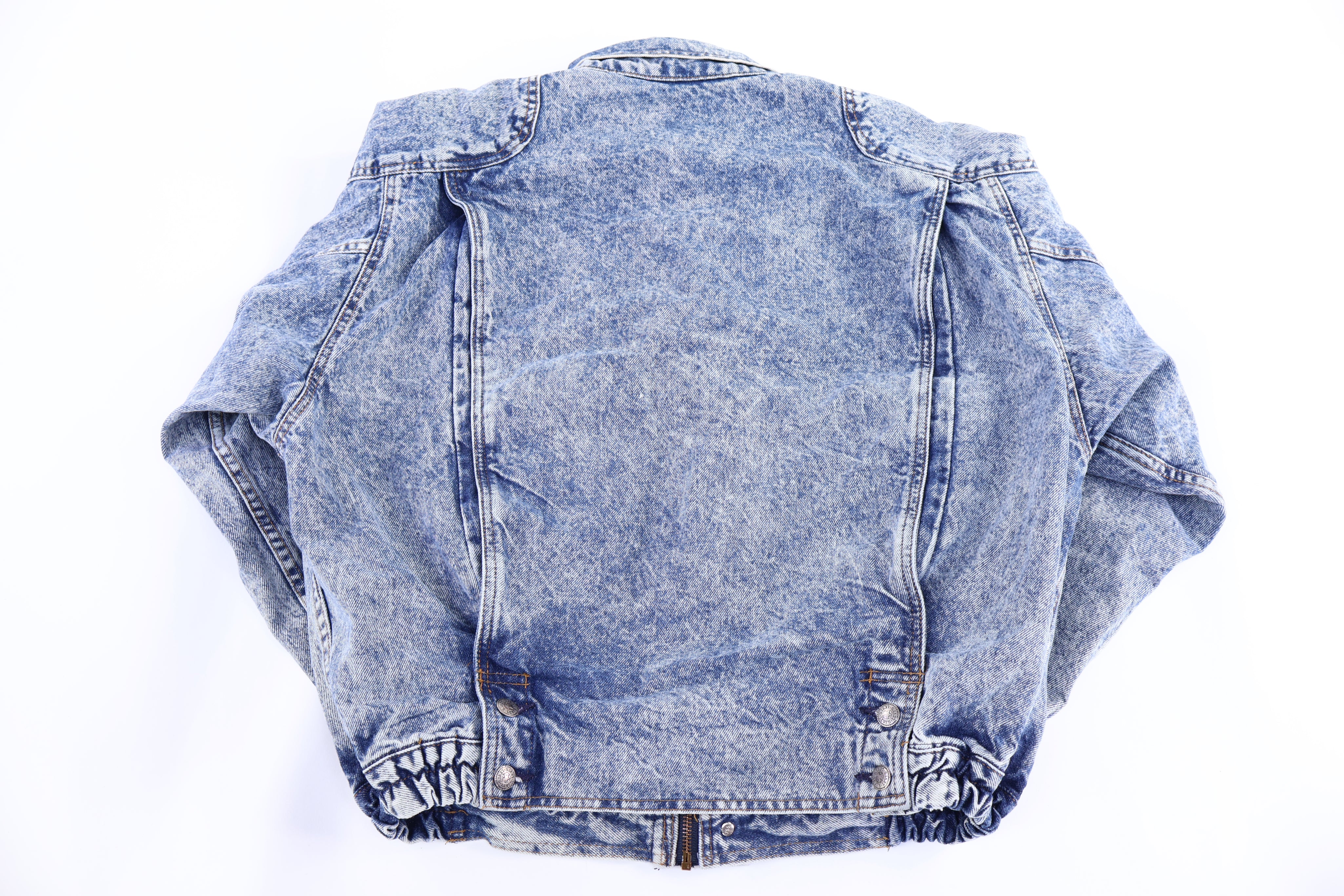 80' Levi's Acid Wash Denim Bomber Jacket