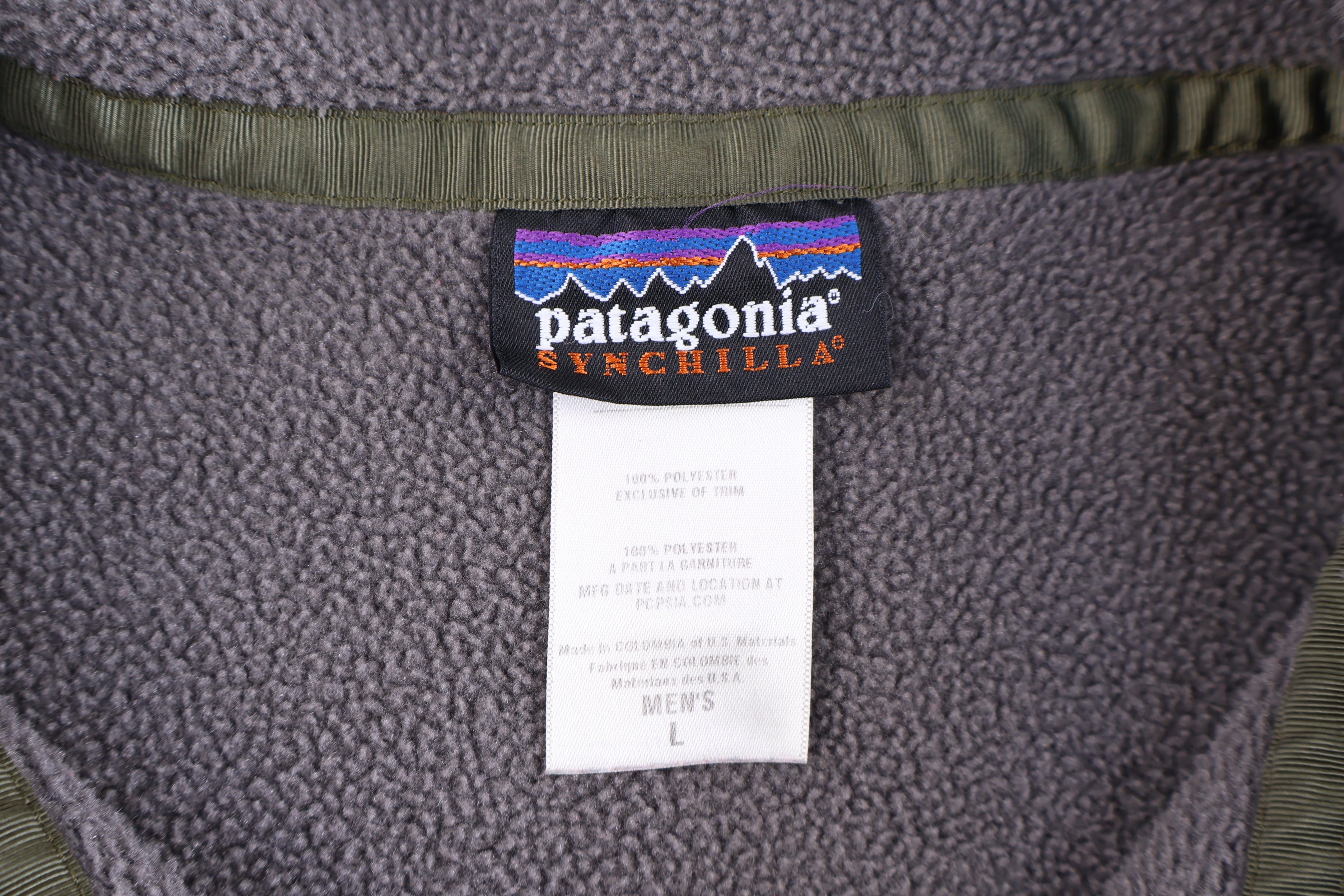 Patagonia Synchilla Logo Patch Snap-T Fleece Pullover