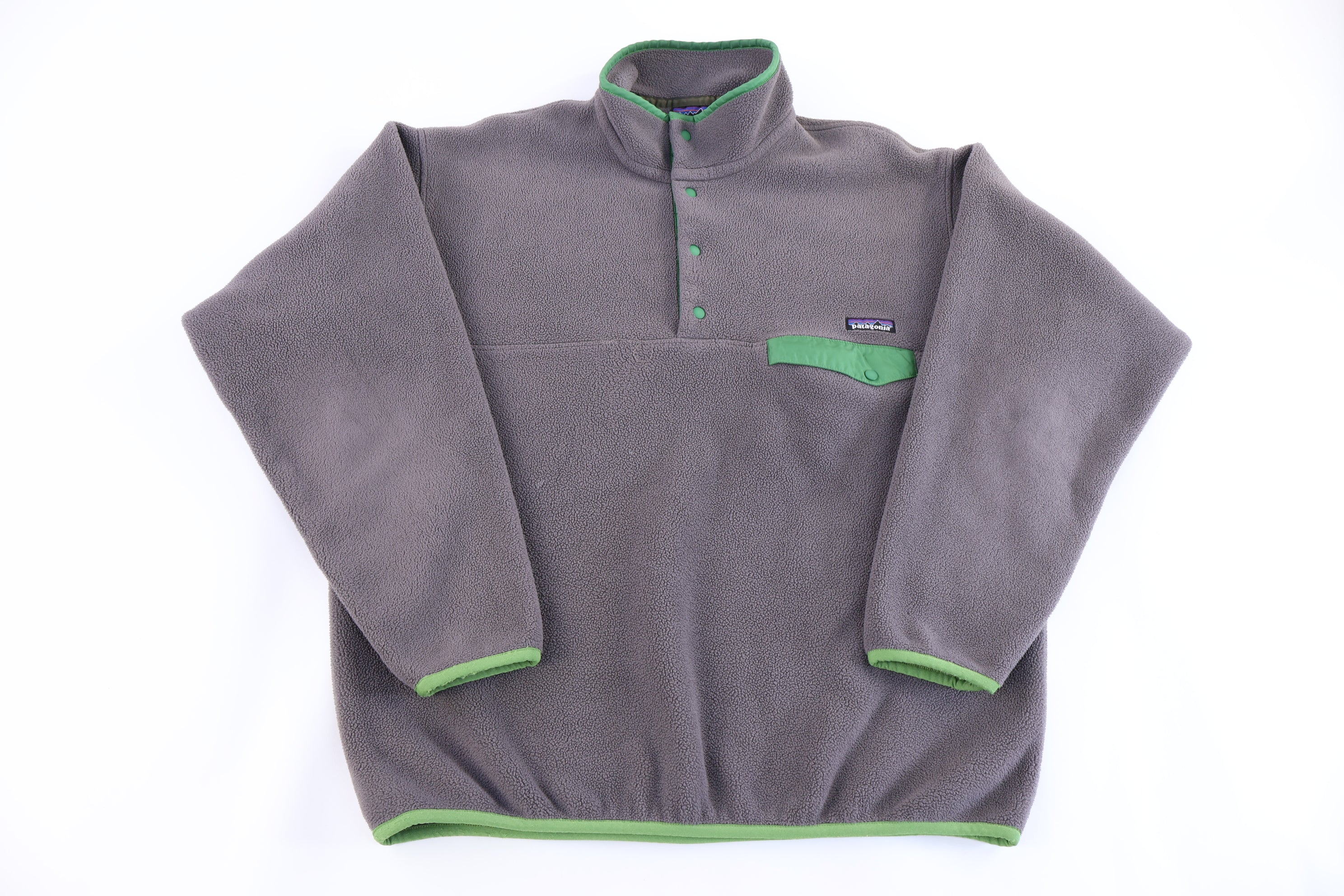 Patagonia Synchilla Logo Patch Snap-T Fleece Pullover