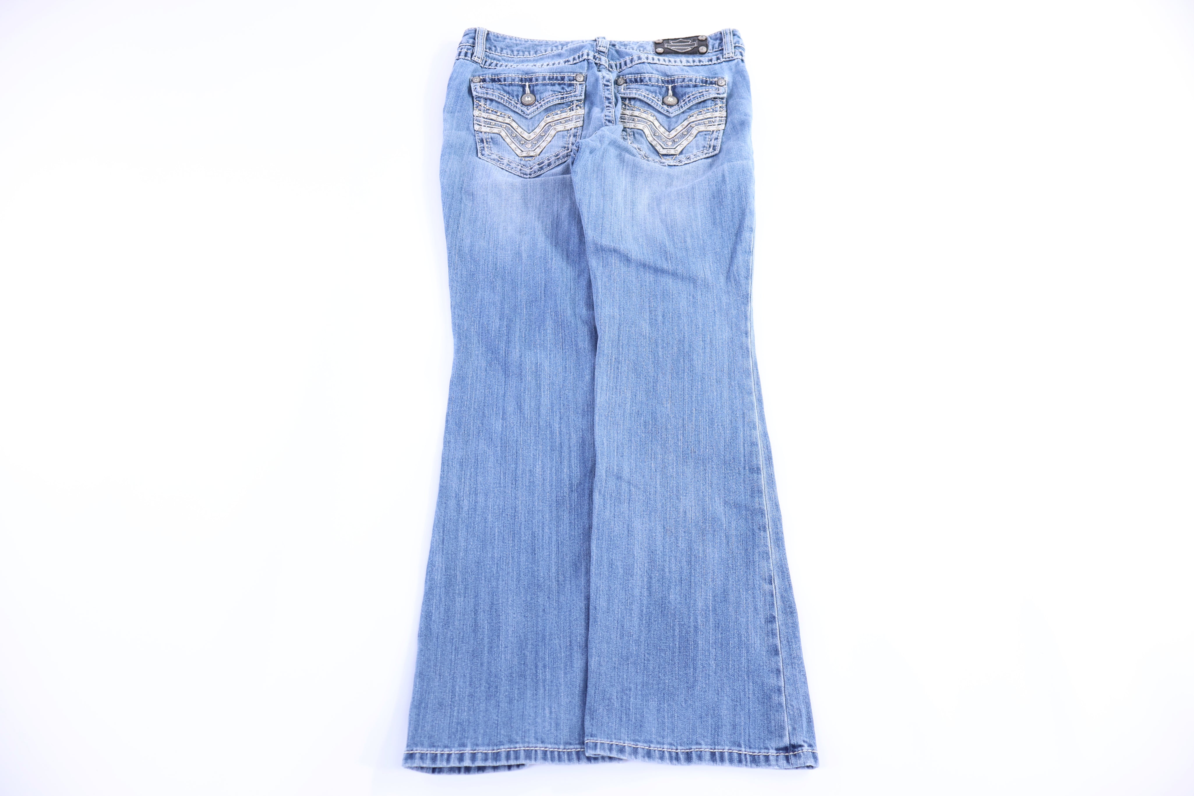Women's Harley Davidson Motorcycles Embellished Denim Jeans