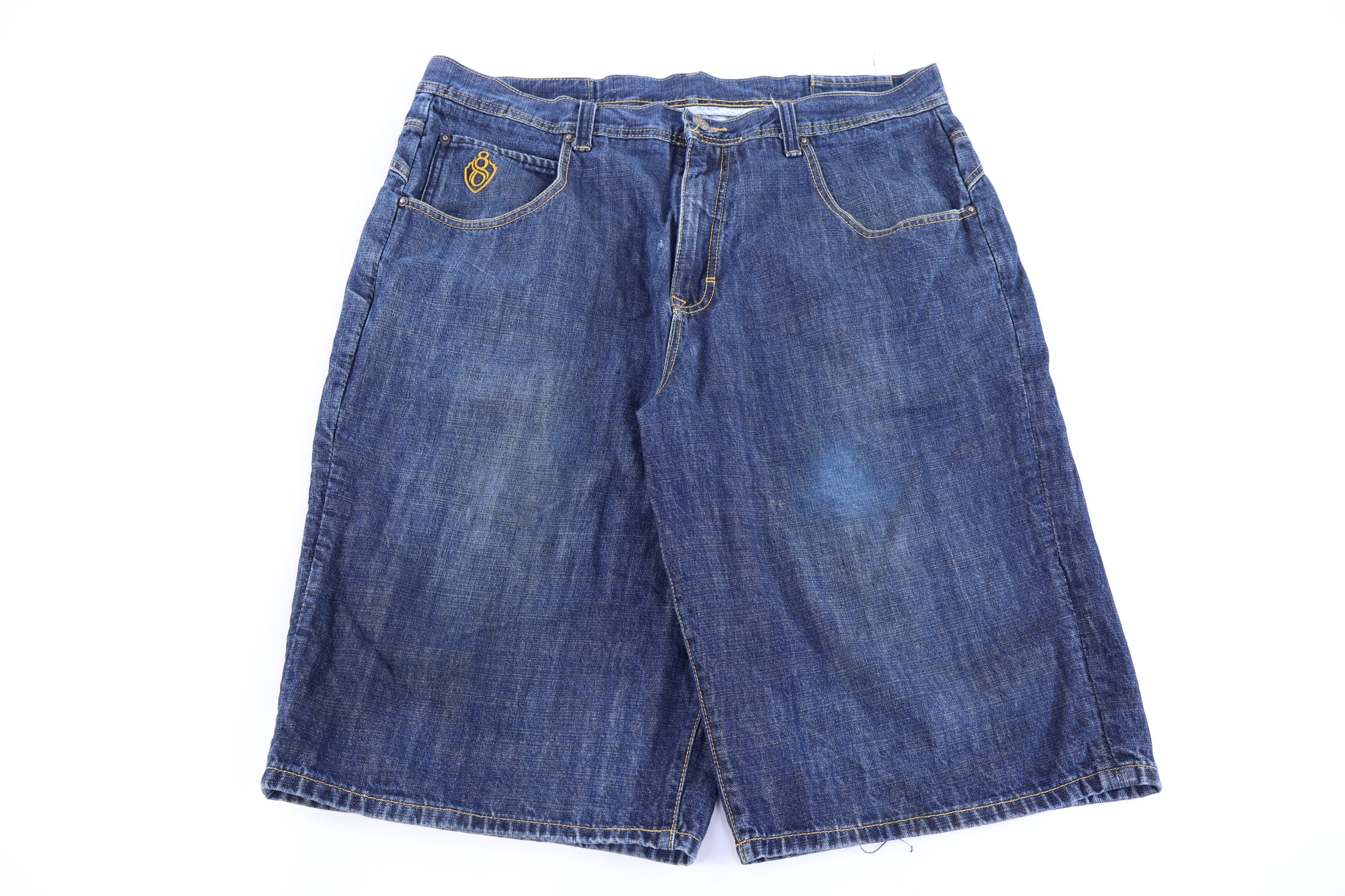 Y2K Eight 732 Dark Wash Denim Shorts
