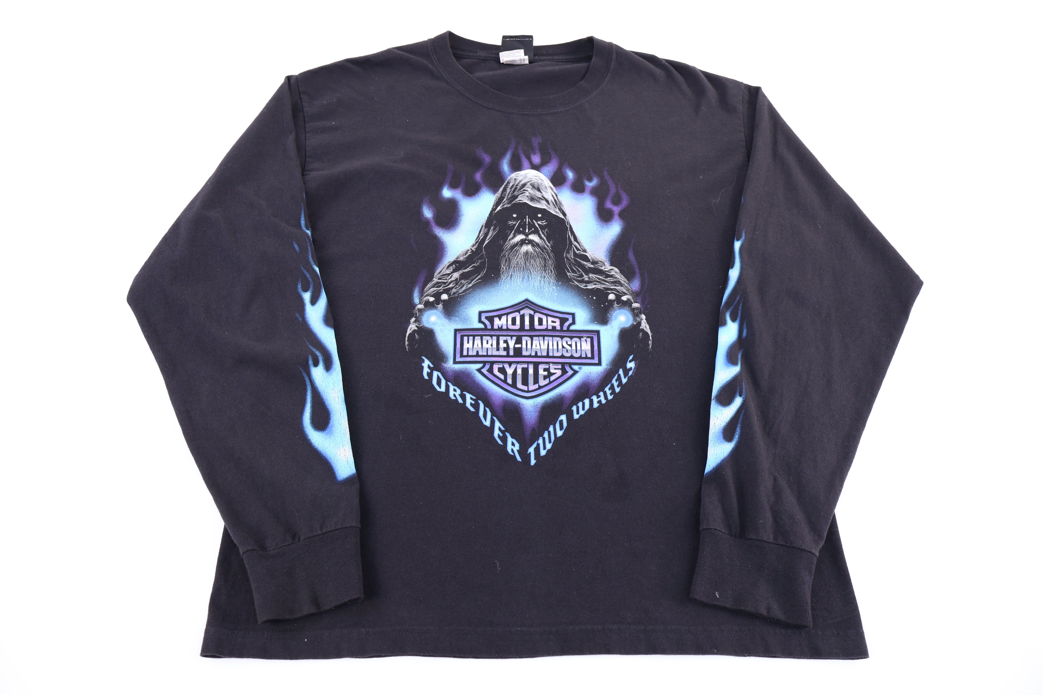 Harley Davidson Motorcycles Iowa Flames LS T-shirt