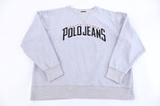 Polo Jeans Company Embroidered Grey Pullover
