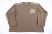 Tommy Hilfiger Khaki Waffle LS T-shirt