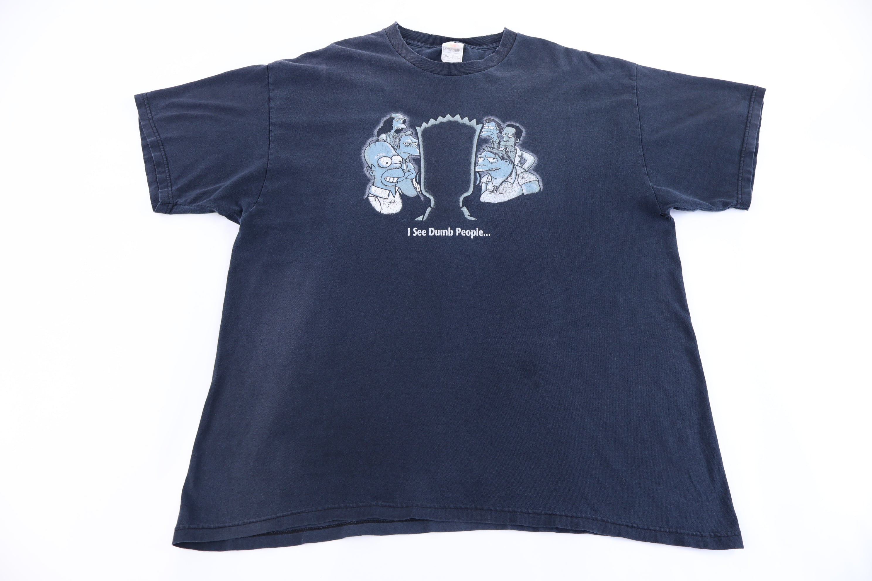 2001 The Simpsons I See Dumb People T-shirt