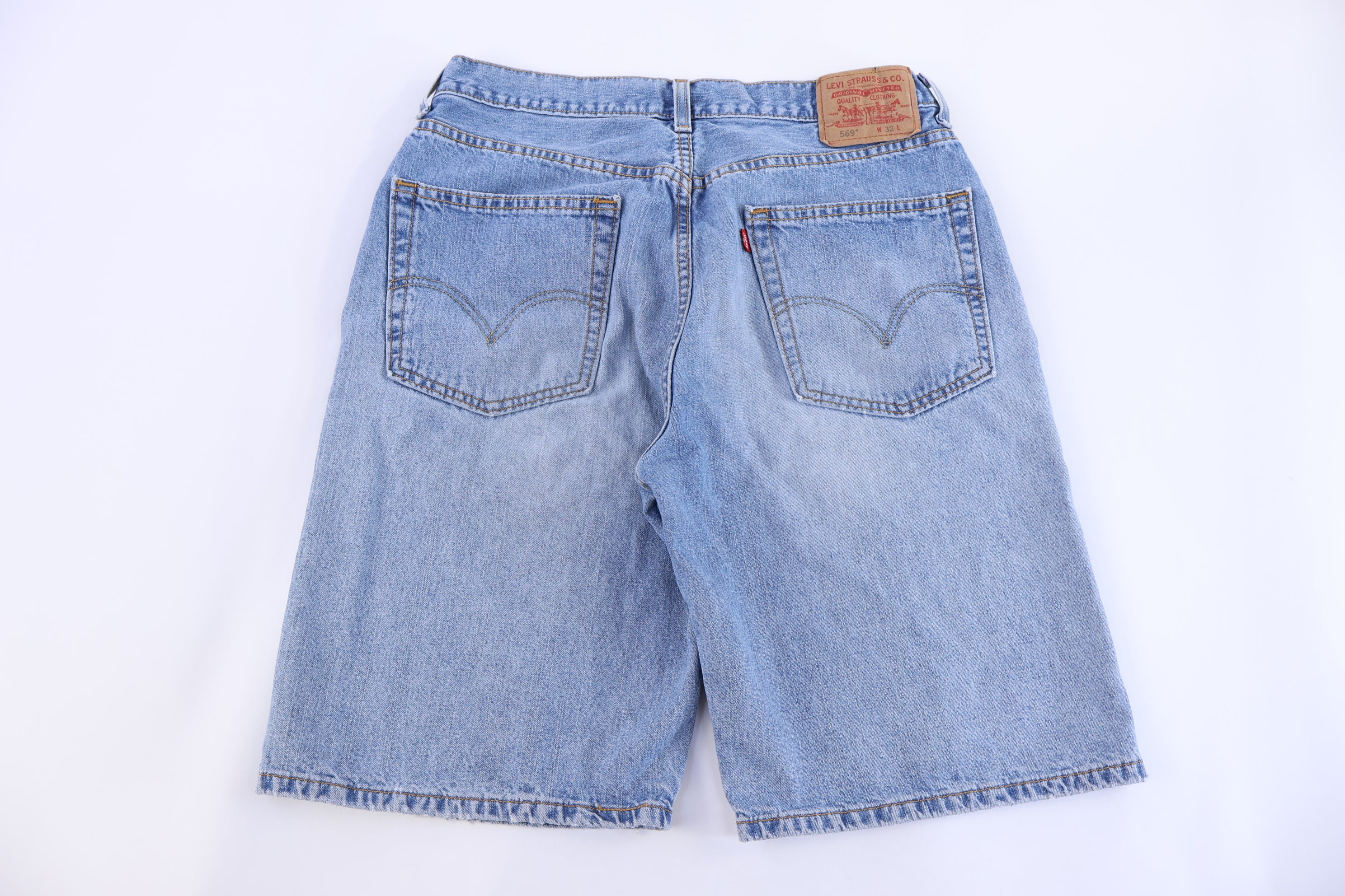 Levi's 569 Medium Wash Denim Shorts