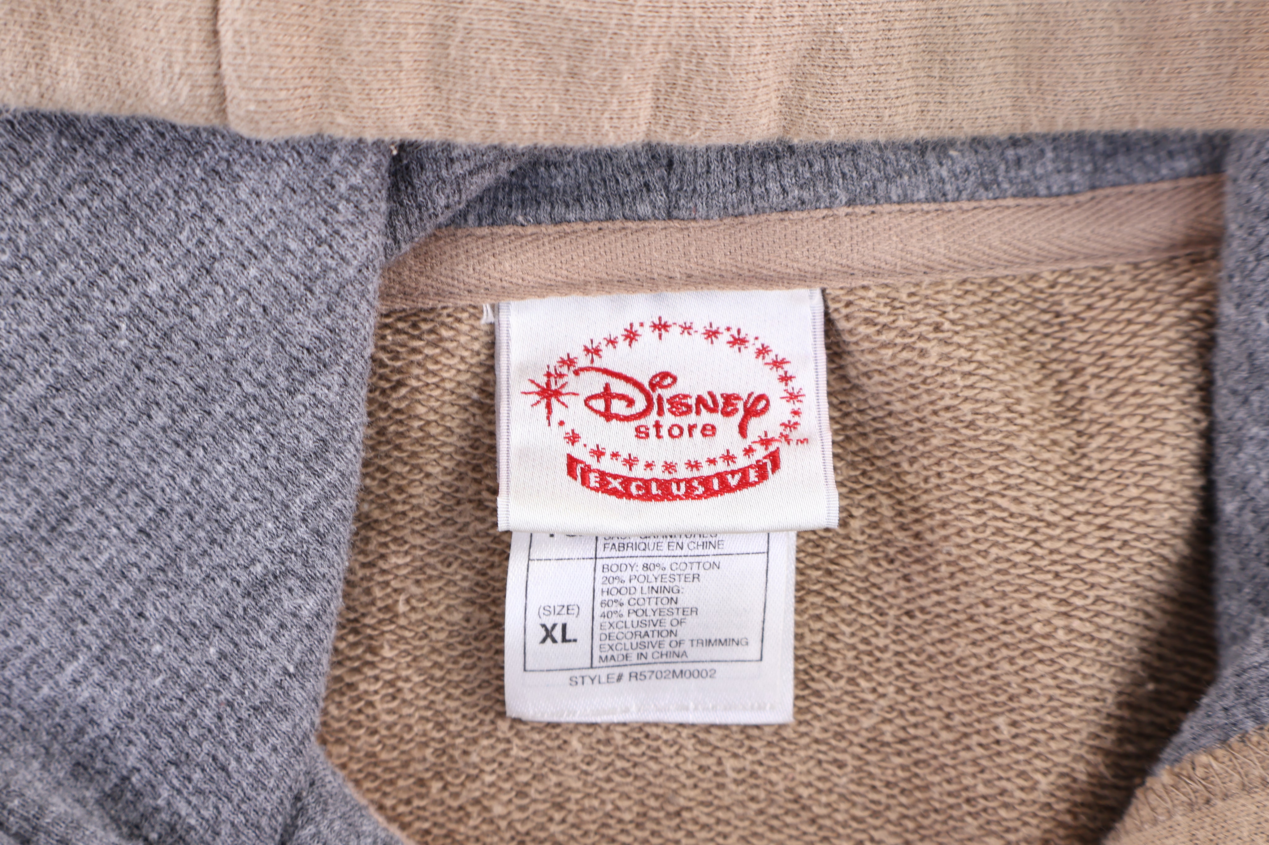 Vintage Disney Store Studio Collection Full Zip Hoodie