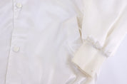80's Cadillac White Satin Bomber Jacket