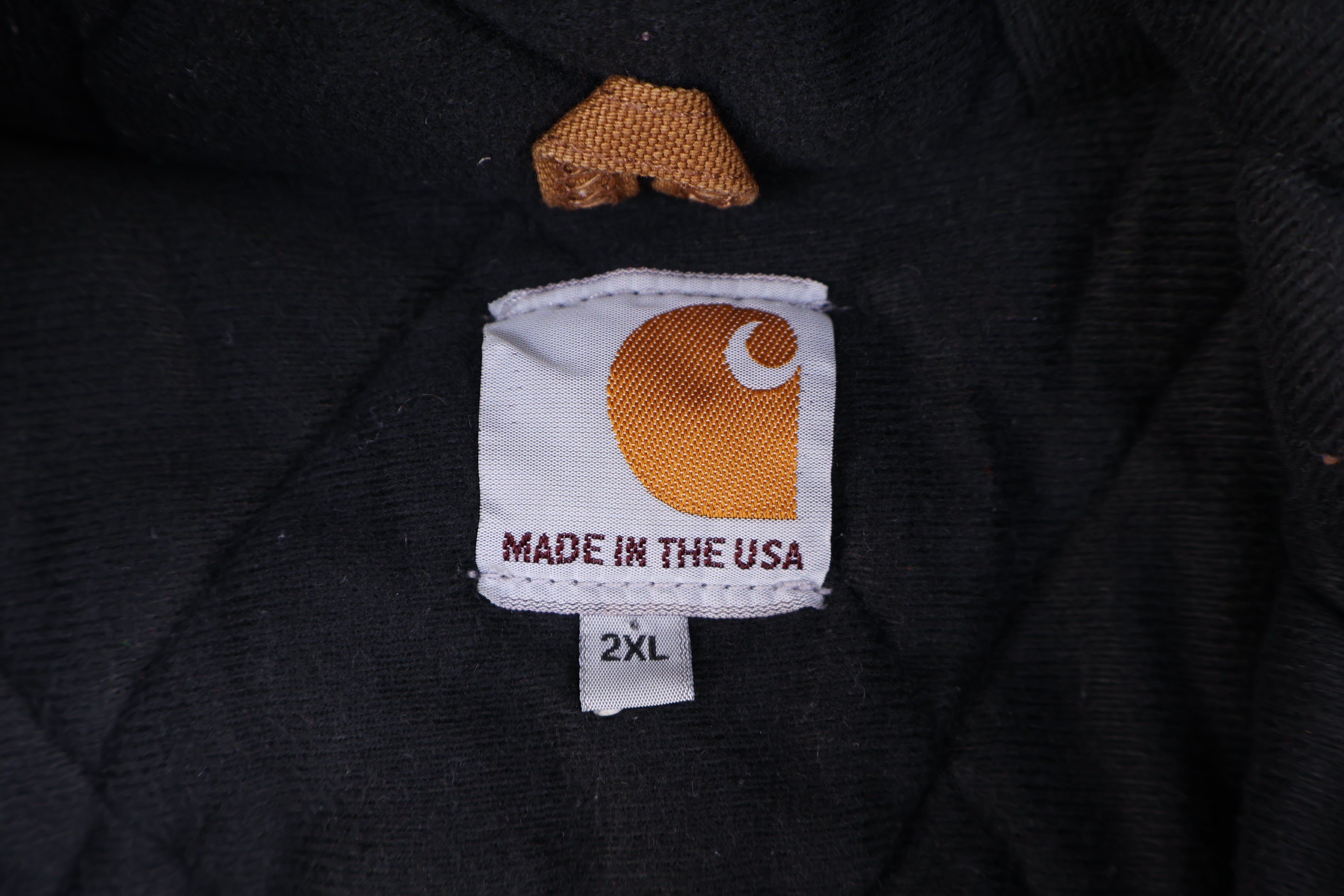 Carhartt Logo Patch Tan Full Zip Jacket