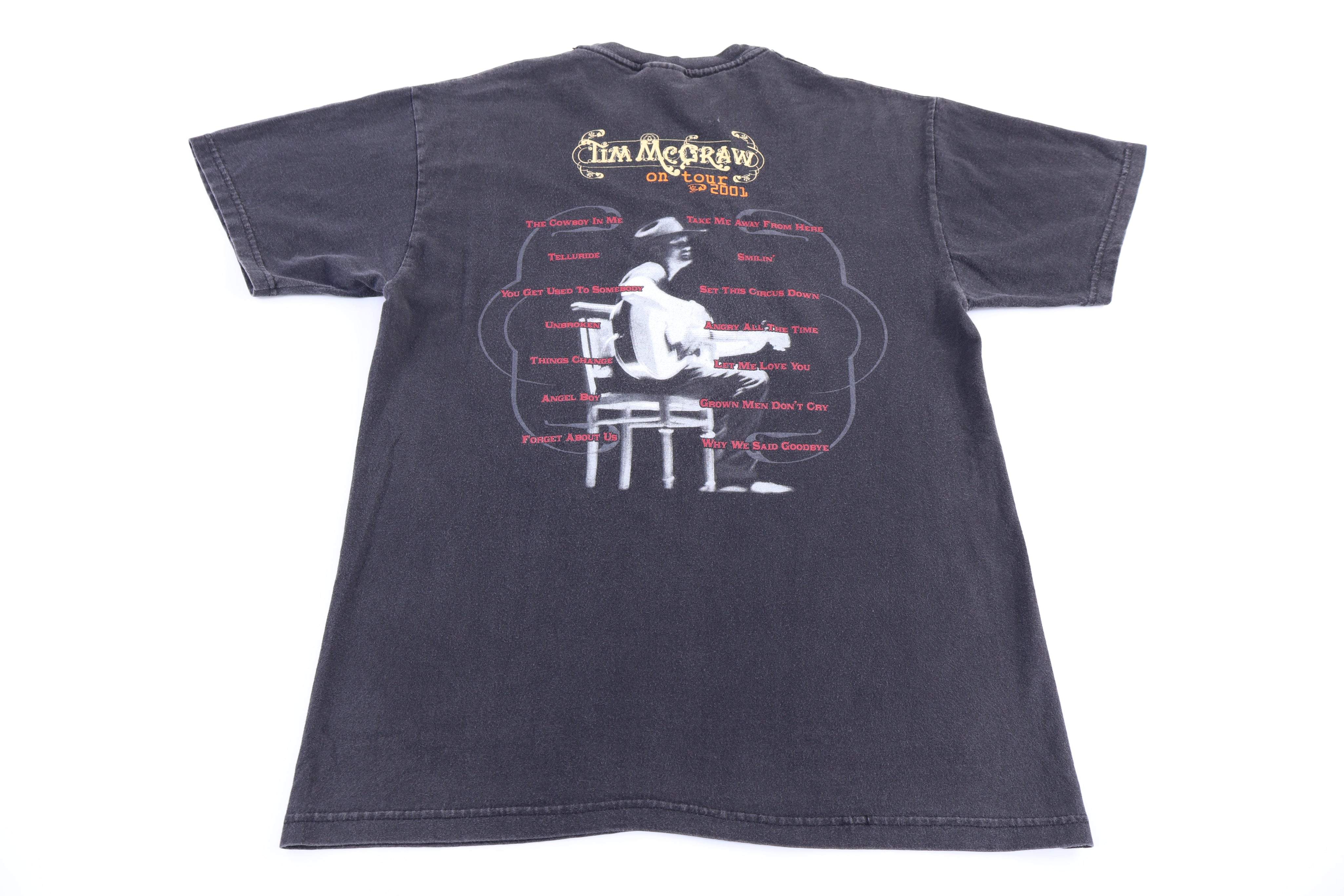 2001 Tim McGraw On Tour T-shirt