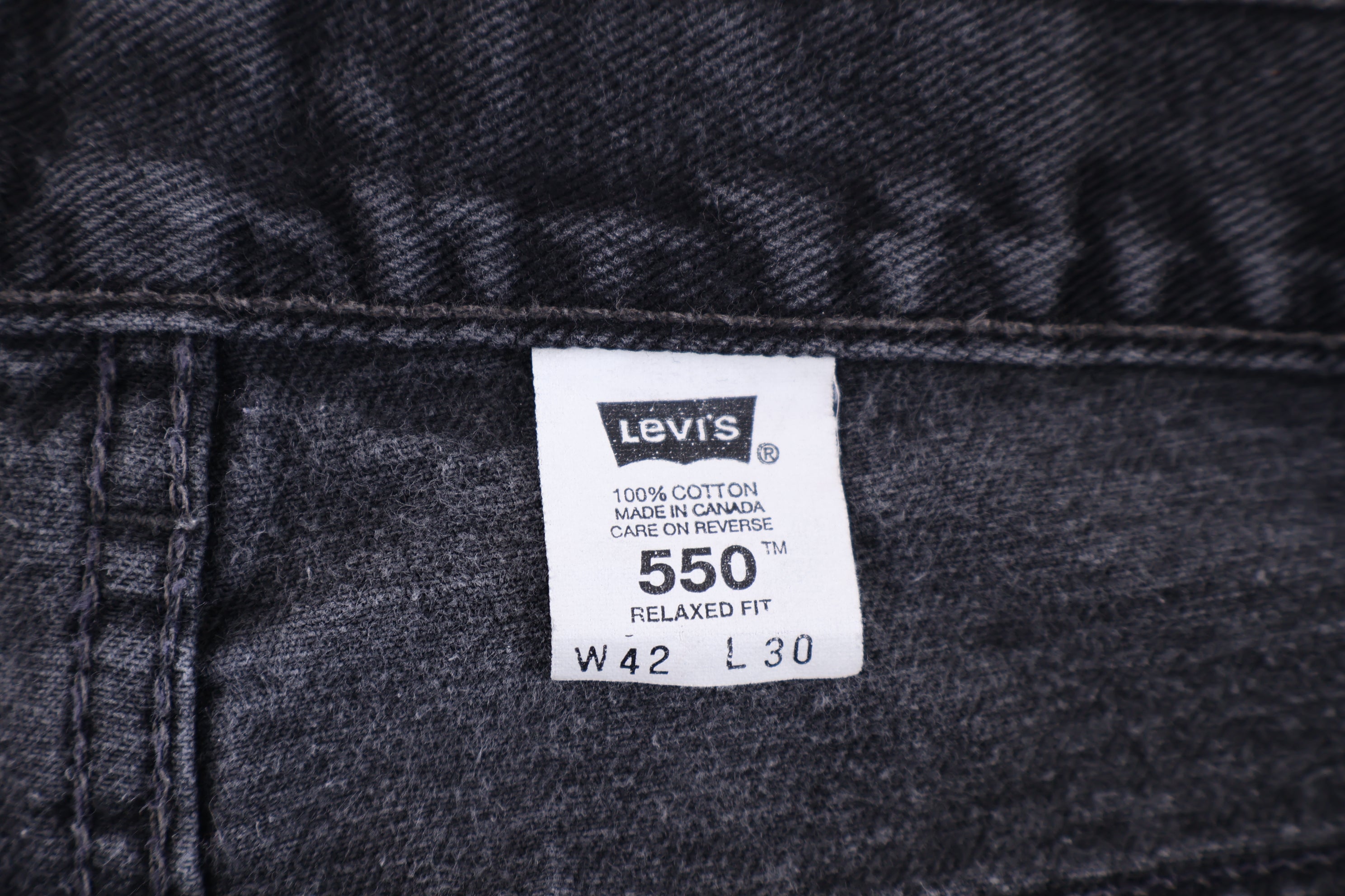 90's Levi's 550 Black Denim Jeans