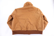Carhartt Logo Patch Tan Full Zip Jacket