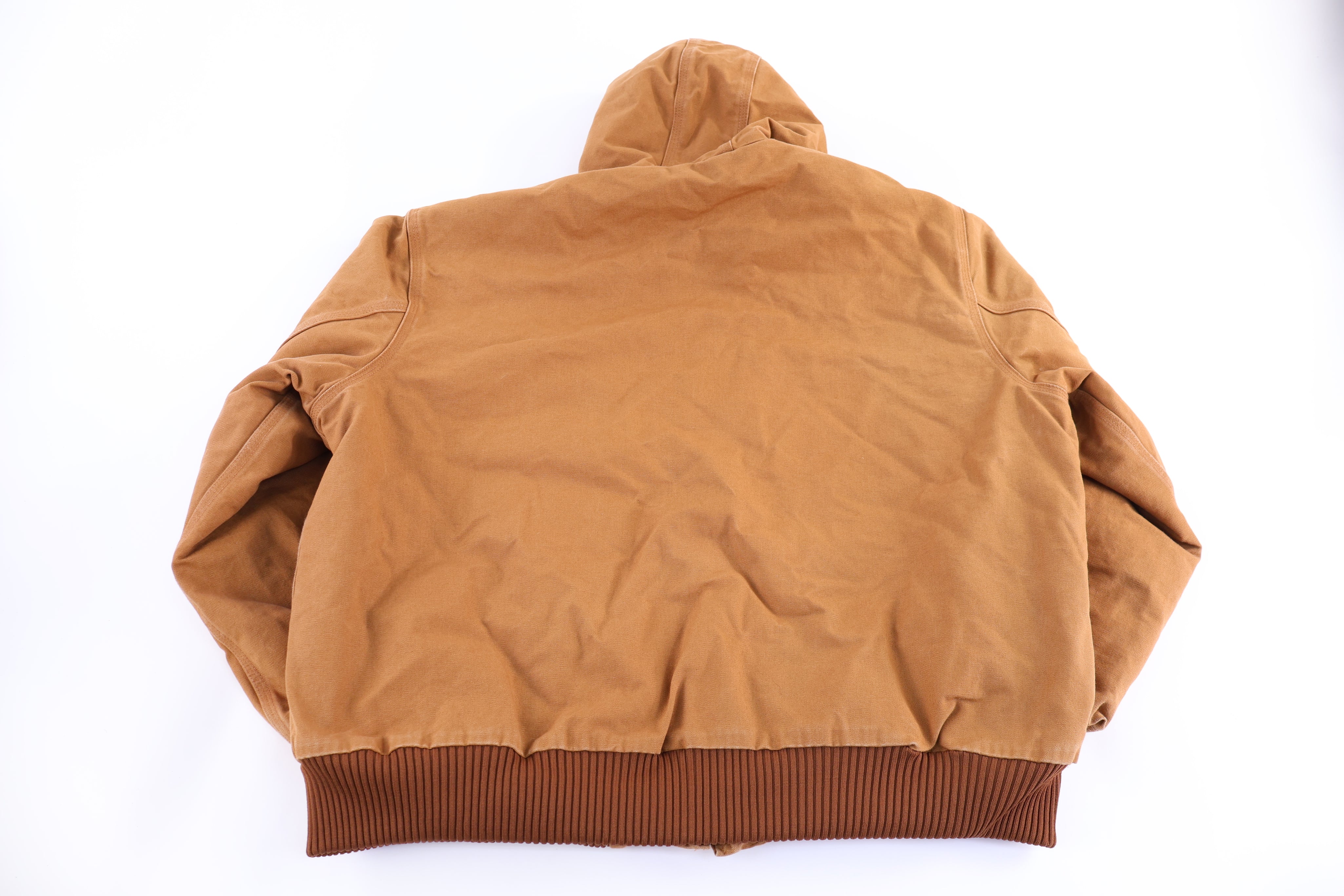 Carhartt Logo Patch Tan Full Zip Jacket