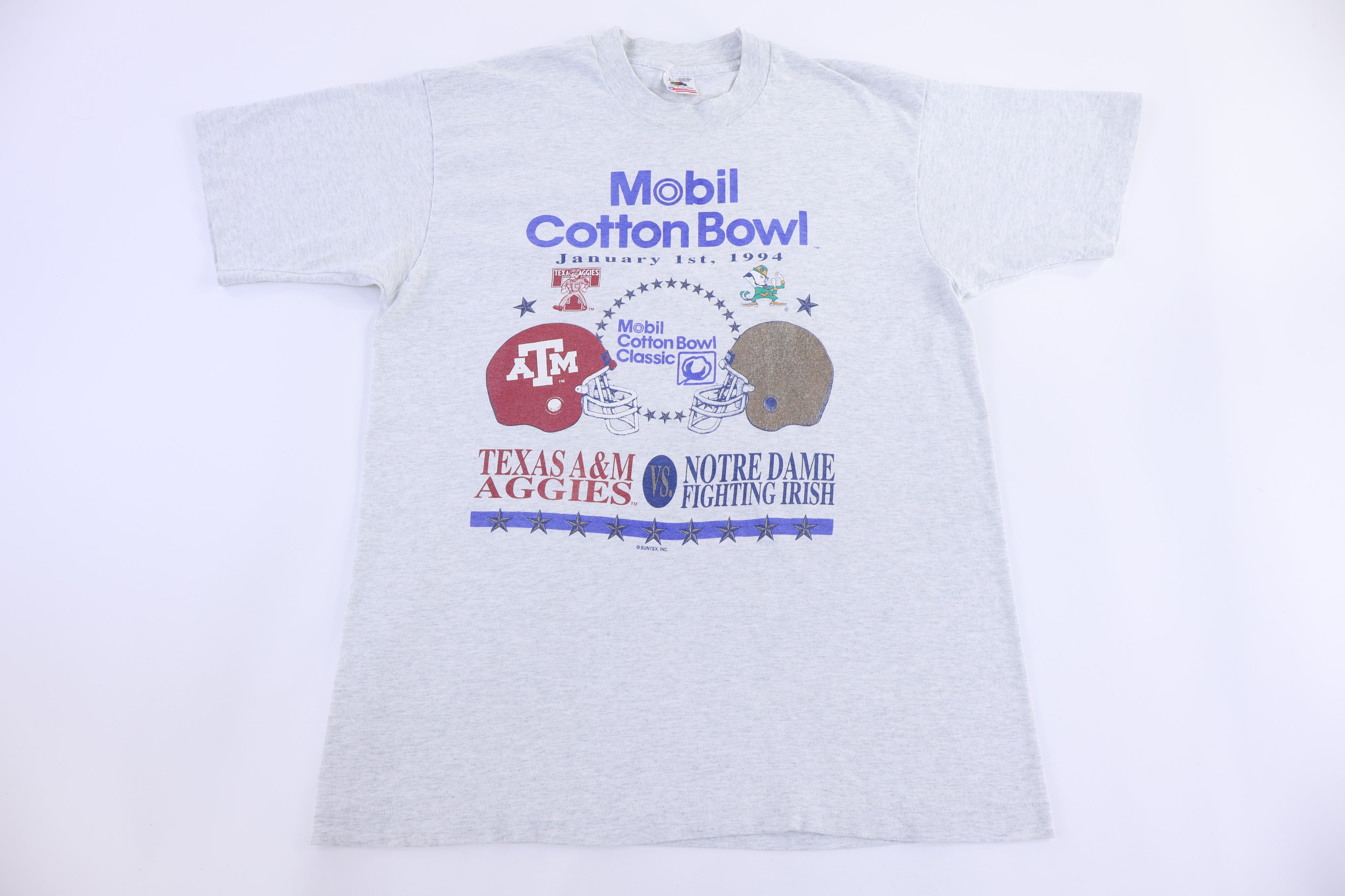1994 Mobil Cotton Bowl Texas A&M Vs Notre Dame T-shirt