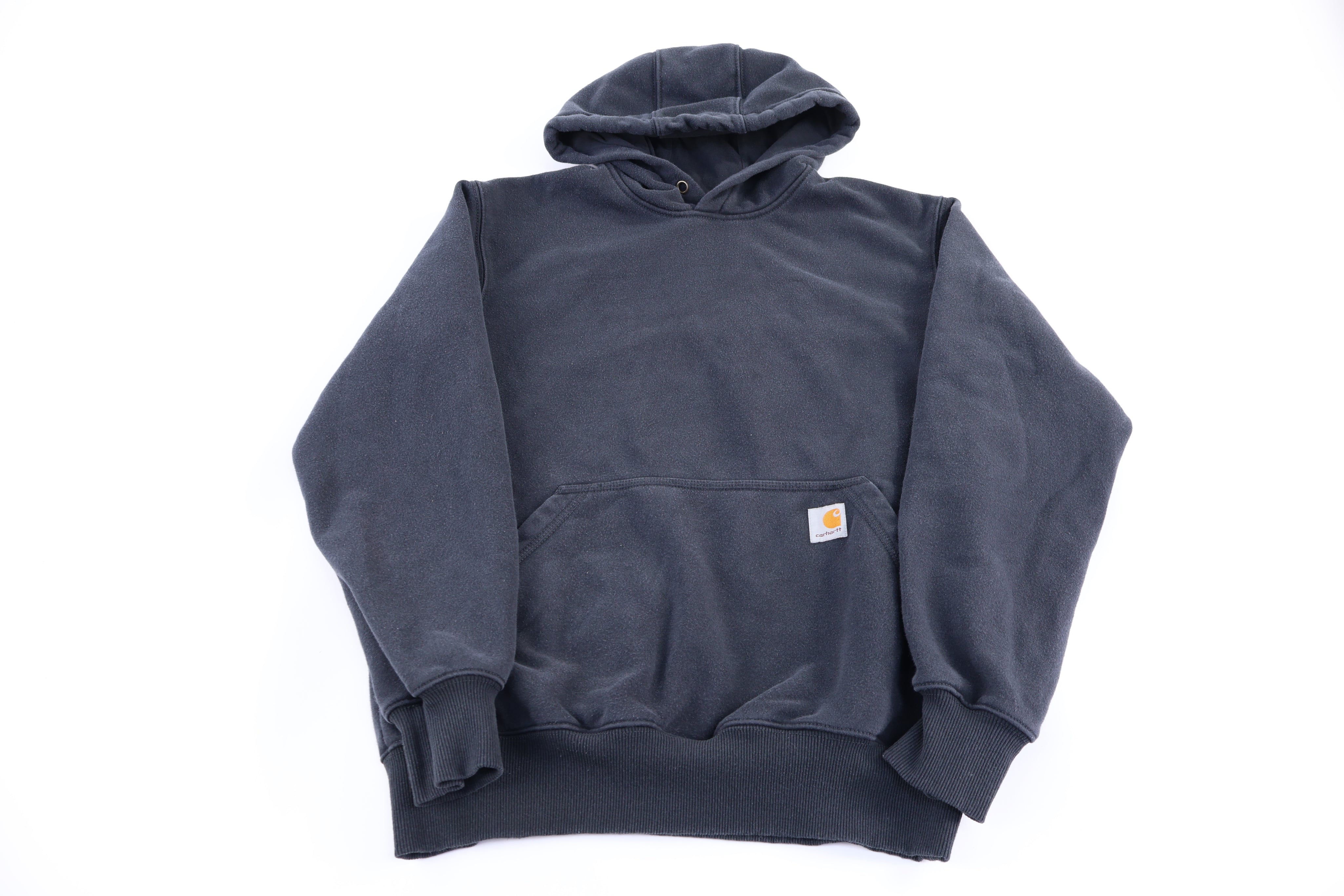 Carhartt Logo Patch Black Pullover Hoodie