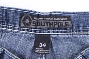 Y2K Southpole Dark Wash Denim Shorts