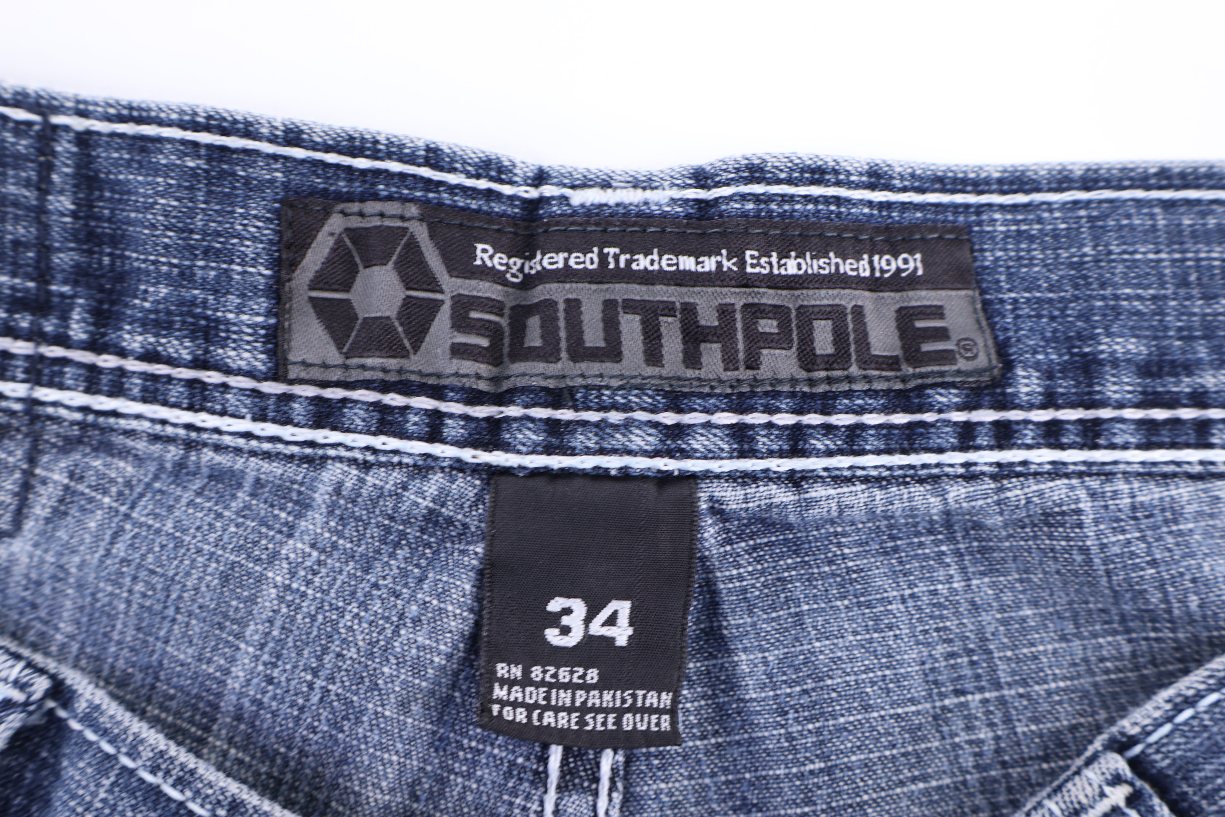 Y2K Southpole Dark Wash Denim Shorts