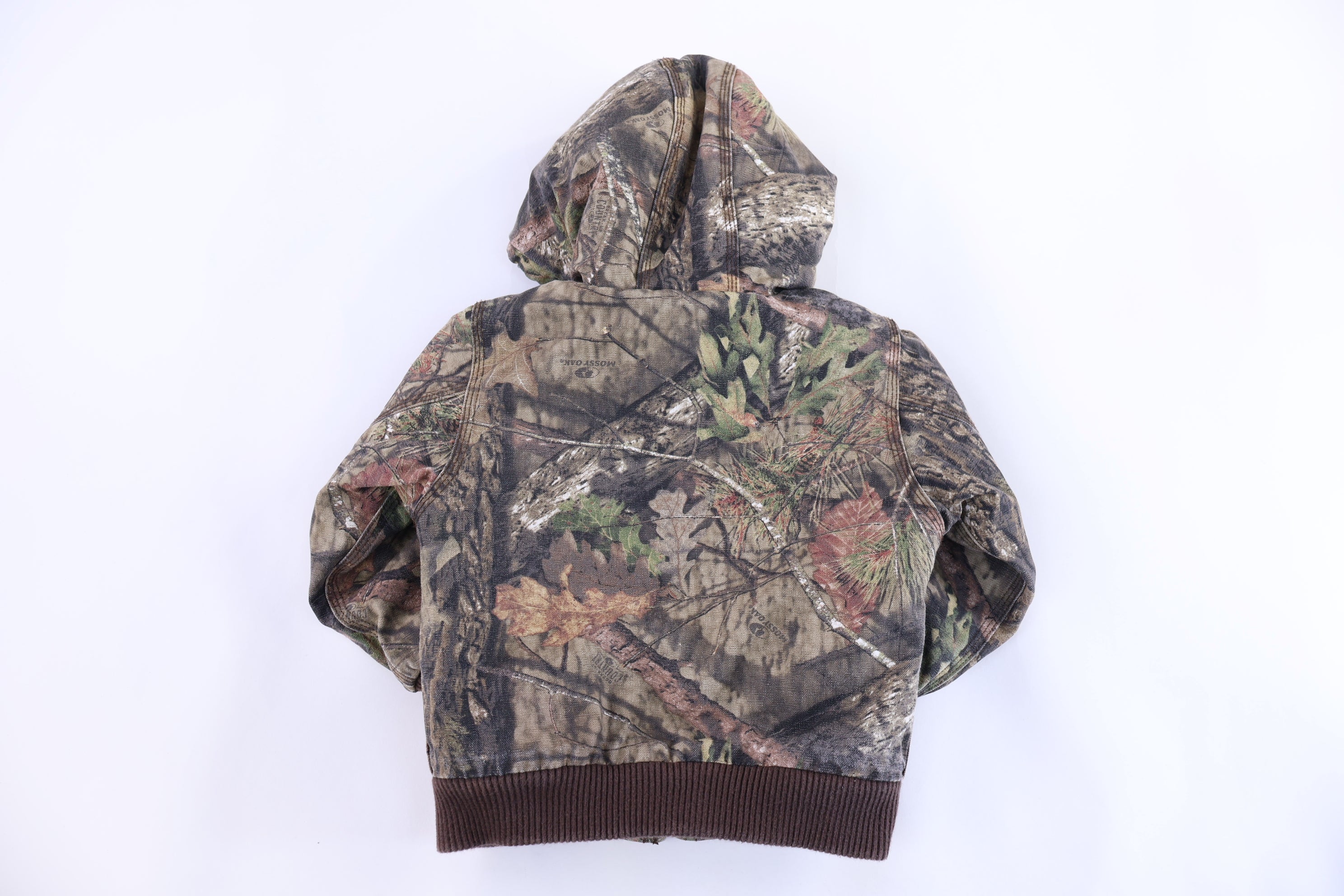Youth Carhartt Logo Patch Camo Full Zip Jacket